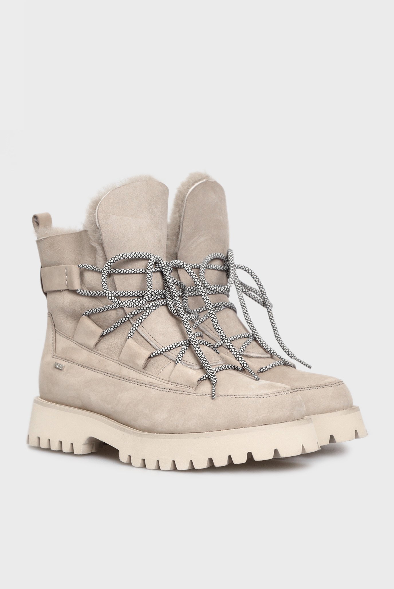 Женские серые замшевые полусапогиPRPY Женские серые замшевые полусапоги 7