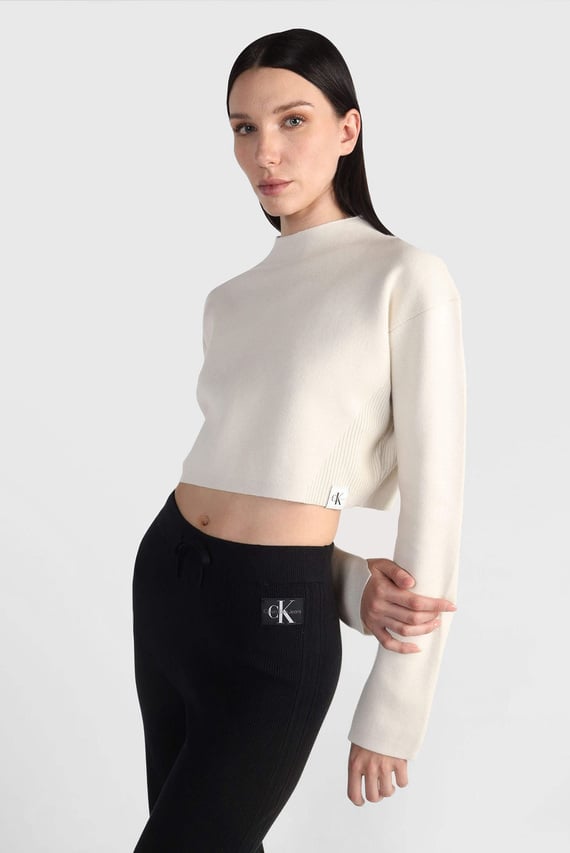 Свитер TAB BOXY CROPPED SWEATER