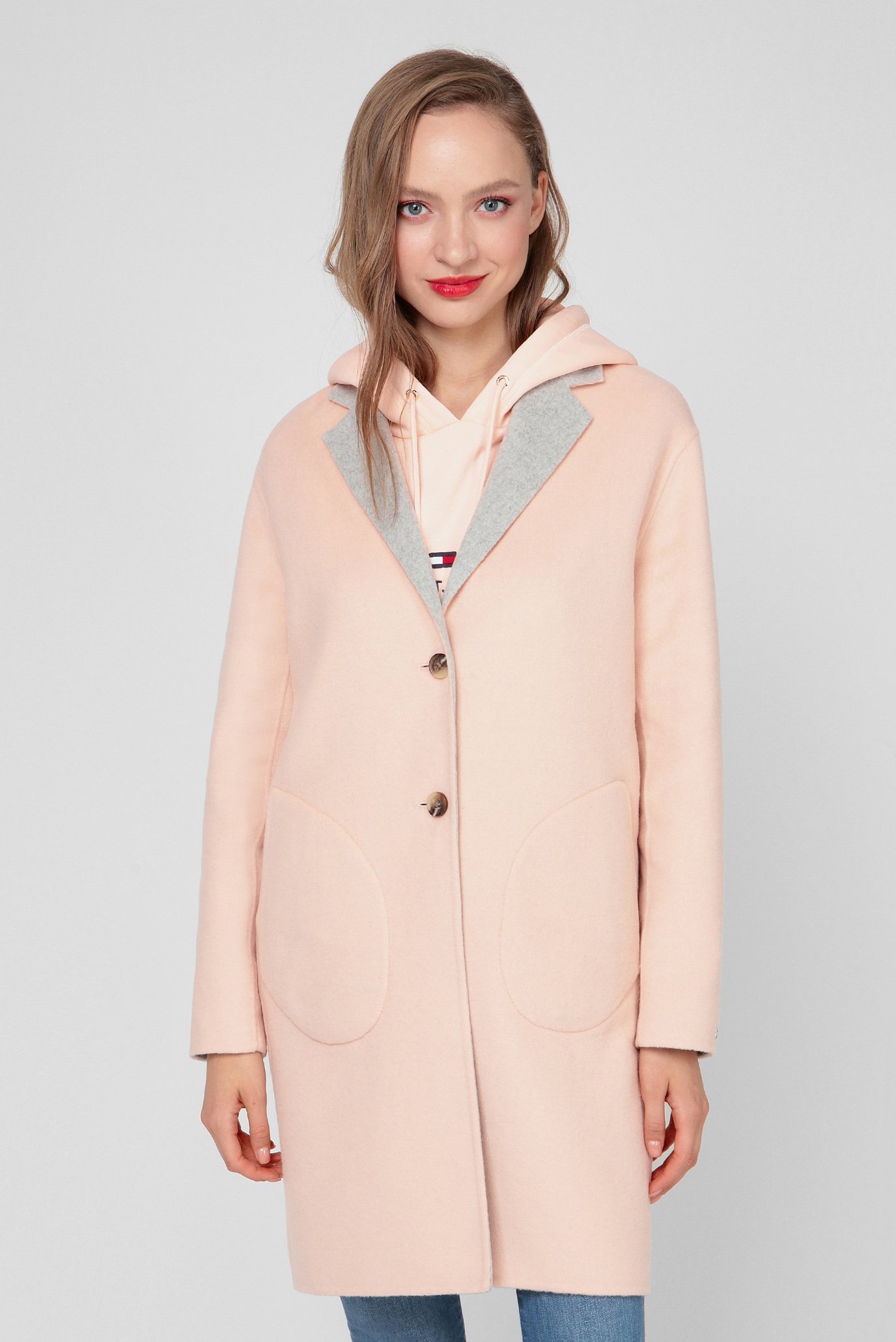 Женское двустороннее шерстяное пальто ALISON REV WOOL BLEND 6