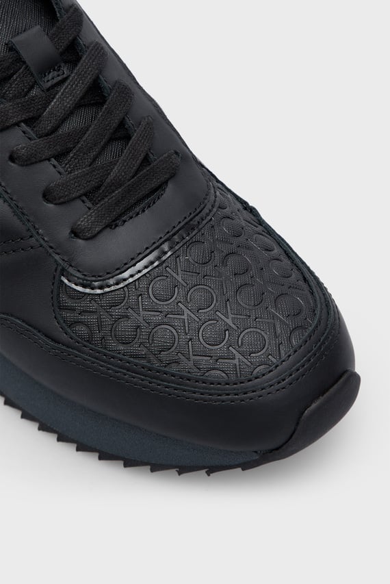 Мужские черные кроссовки LOW TOP LACE UP MONO