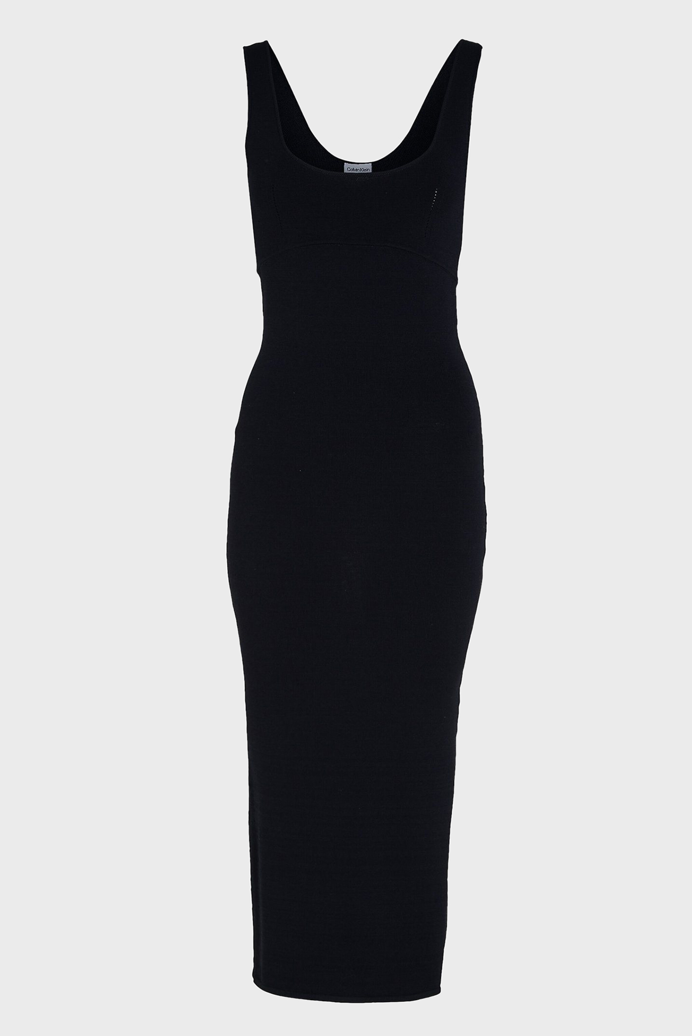 Женское черное платье SENSUAL KNITTED BODYCON 10