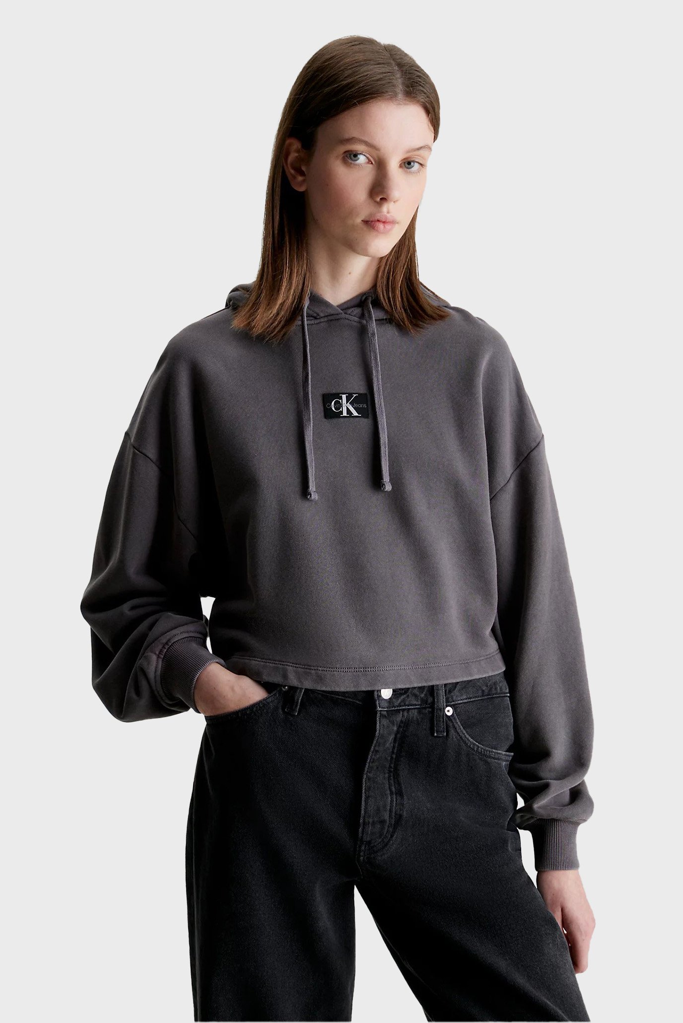 Худи WASHED WOVEN LABEL HOODIE 5