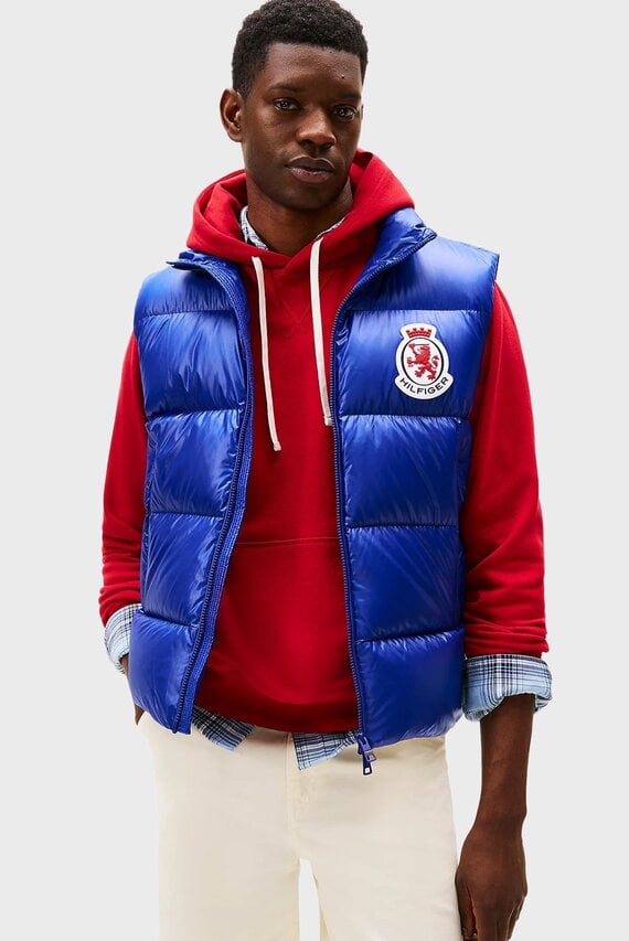 Жилет RWB CREST SHINY DOWN VEST Tommy Hilfiger Жилет RWB CREST SHINY DOWN VEST Tommy Hilfiger