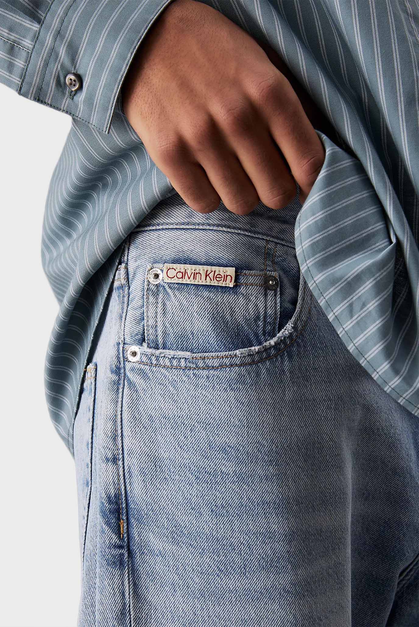 Мужские голубые джинсы DAD JEANCalvin Klein Jeans Мужские голубые джинсы DAD JEAN 4