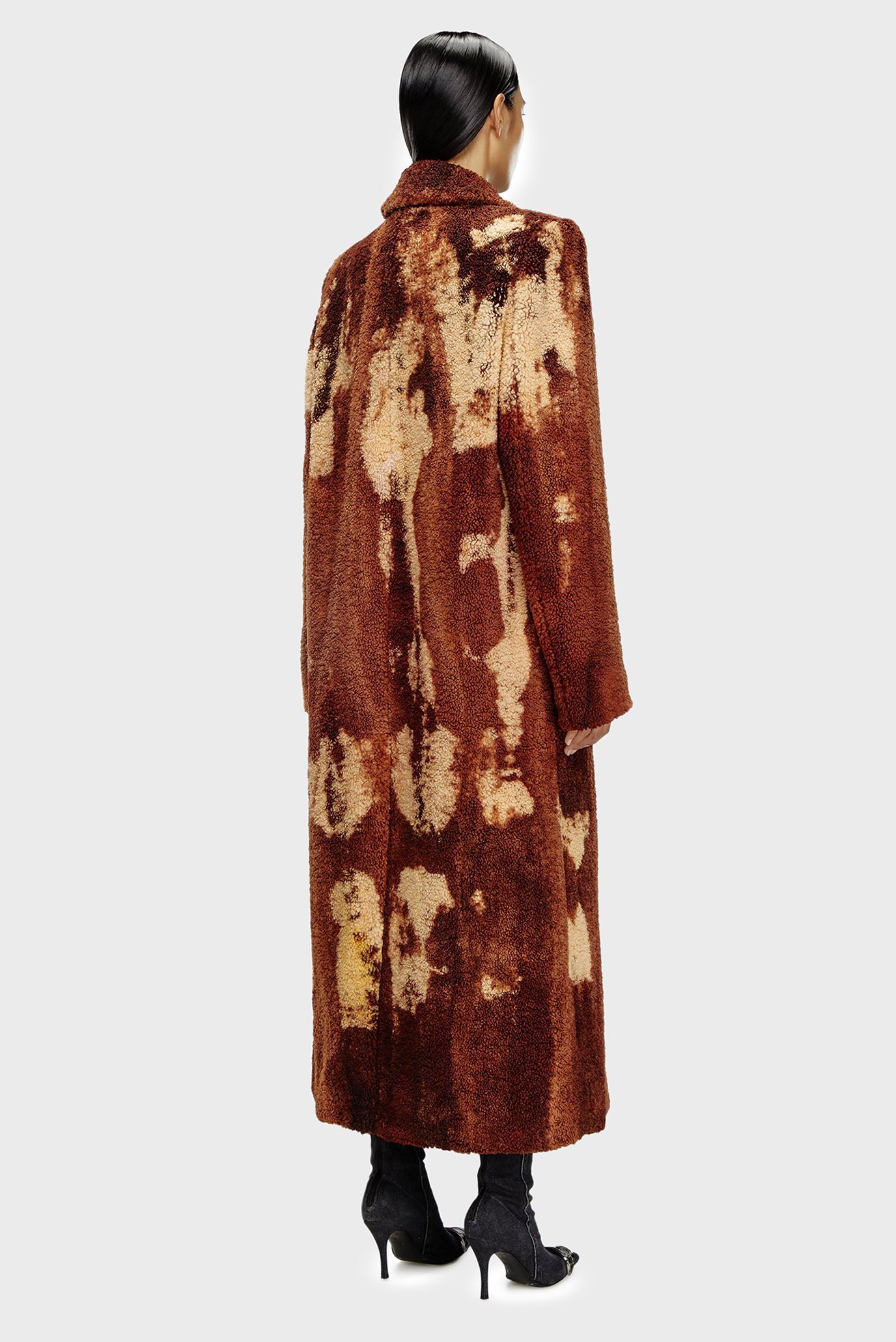 Женская коричневая шуба W-ILLOW GIACCA 2