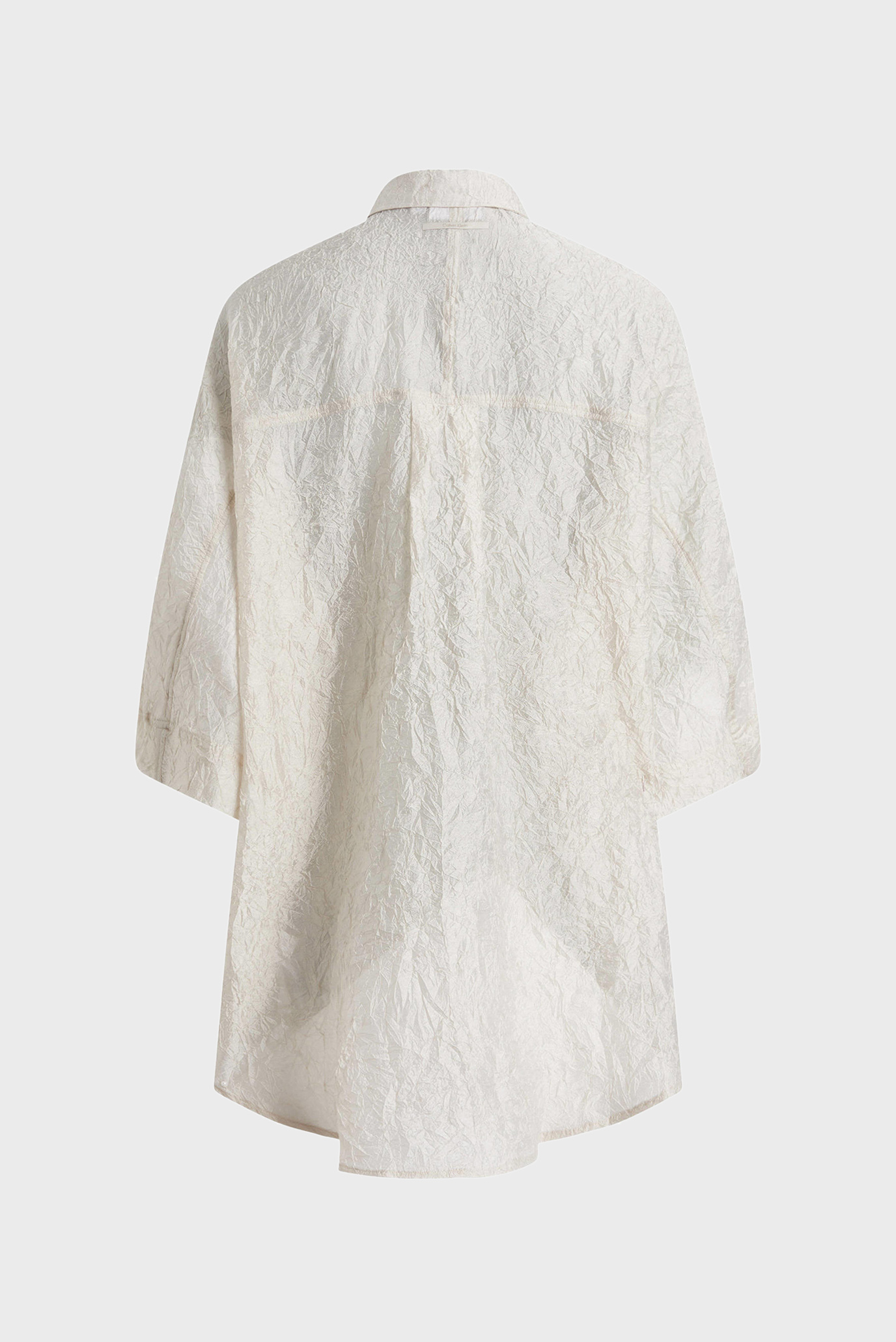 Рубашка с коротким рукавом CRINKLED SHEER OVERSIZED SHIRT 2
