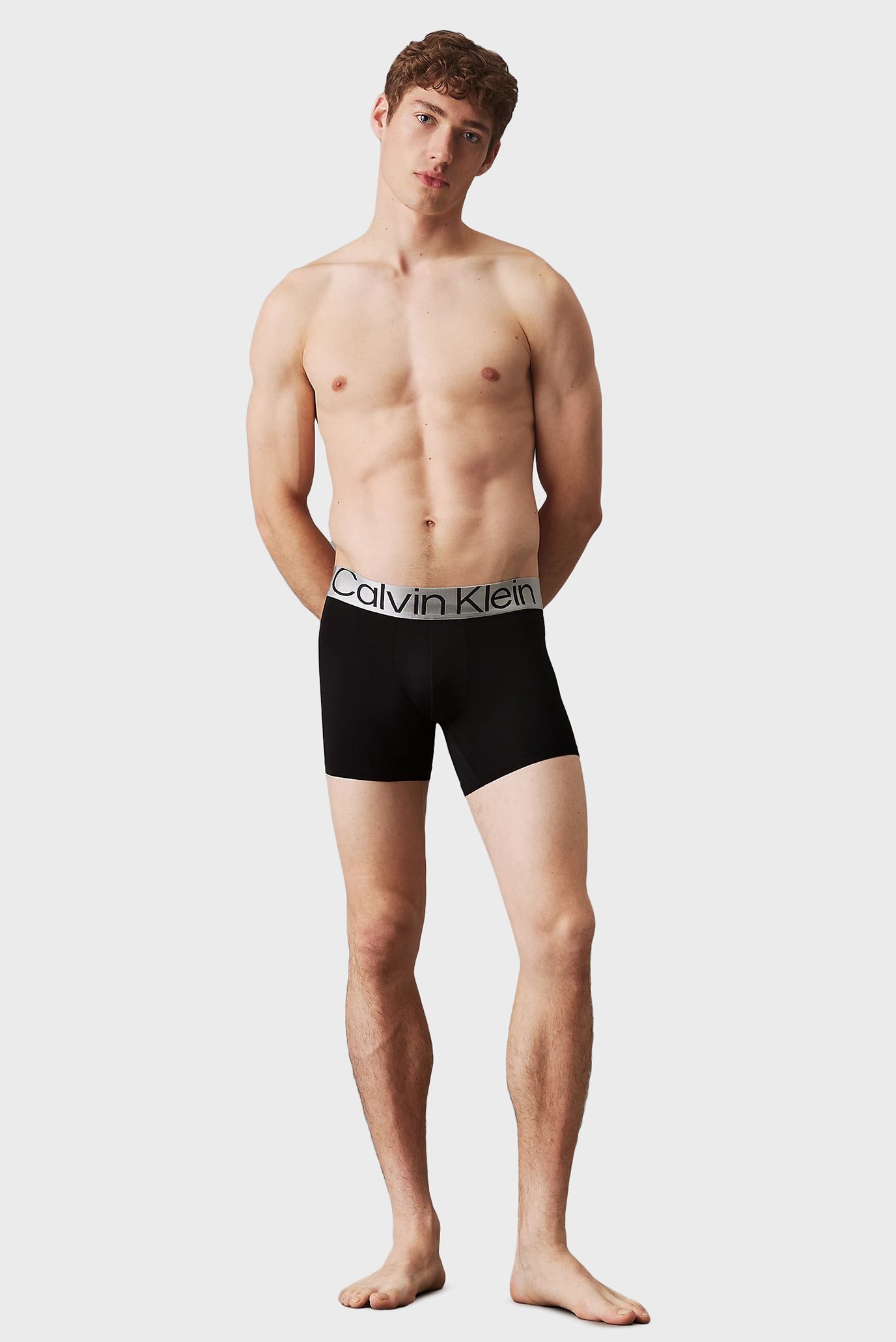 Мужские черные боксеры (3 шт) BOXER BRIEF 3PKCalvin Klein Мужские черные боксеры (3 шт) BOXER BRIEF 3PK 3