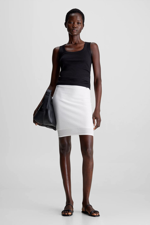 Юбка GEOMETRIC KNIT FITTED SKIRT