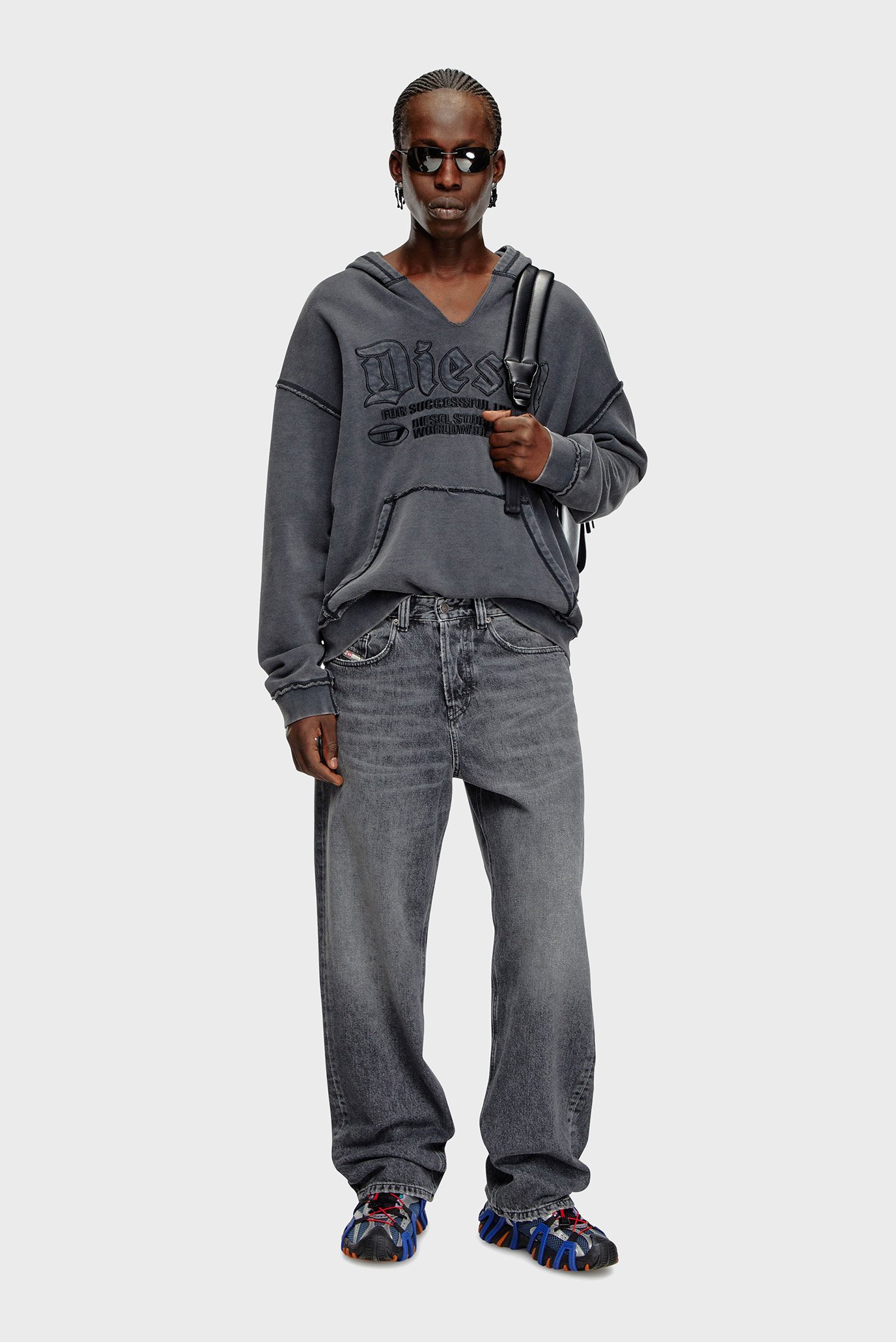 Мужские серые джинсы 2001 D-MACRO 2