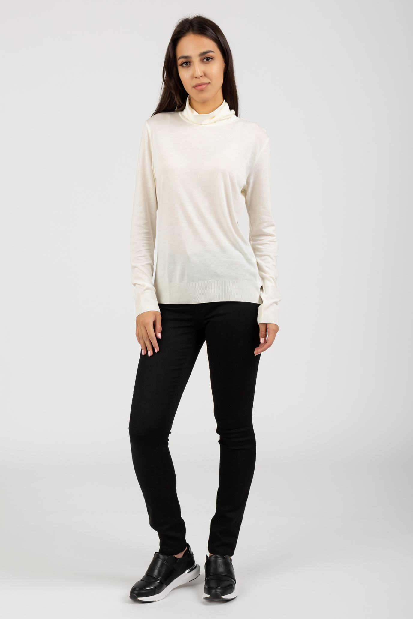 Лонгслив LYOCELL KNIT ROLL NECK TOP 5