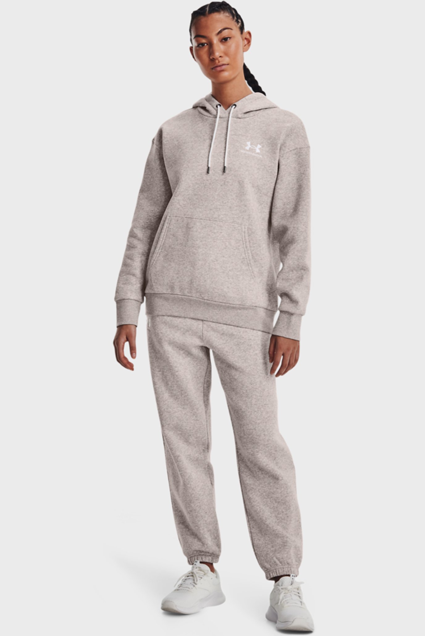 Женские бежевые спортивные брюки Essential Fleece 8