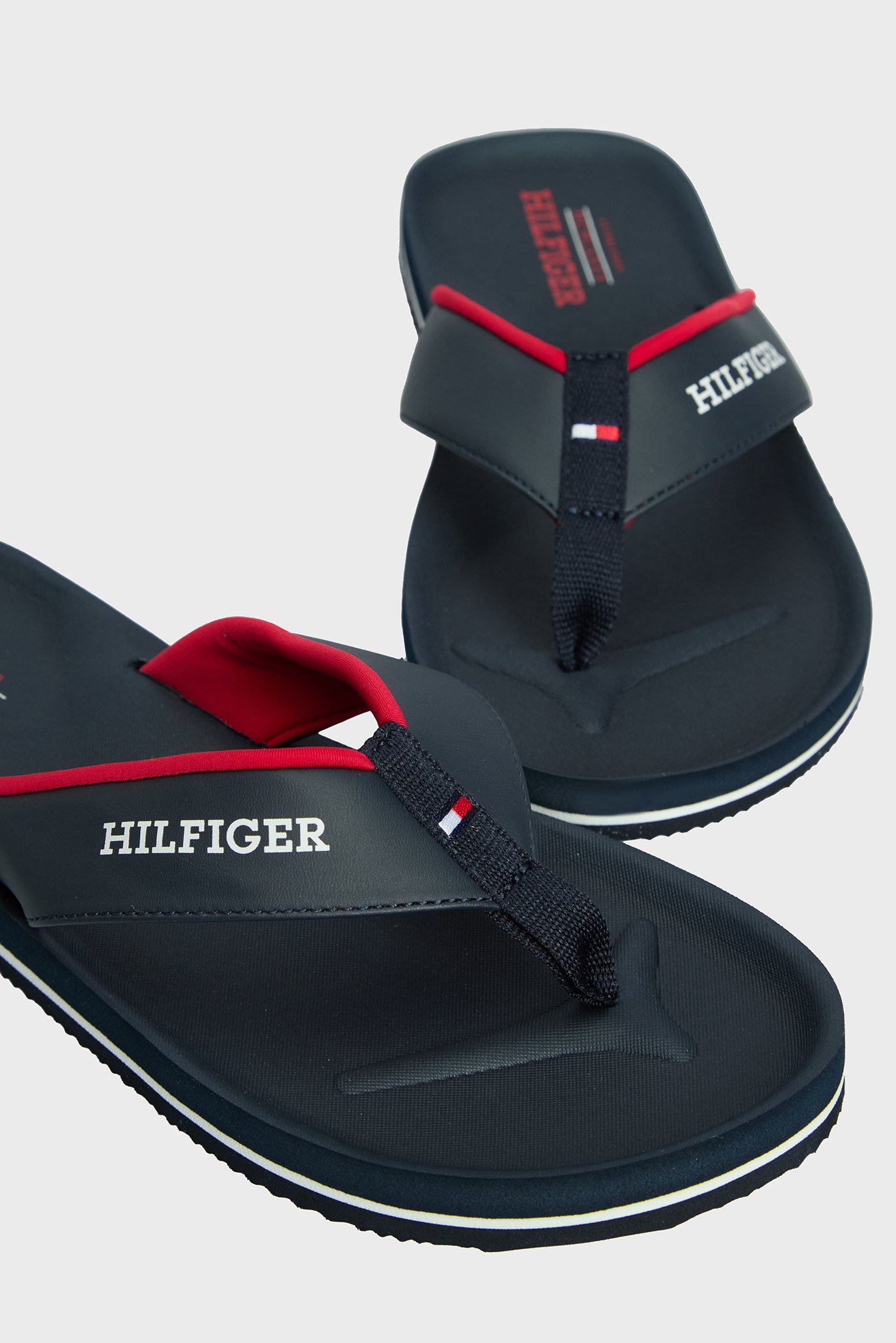 Мужские темно-синие вьетнамки PADDED COMFORT HILFIGERTommy Hilfiger Мужские темно-синие вьетнамки PADDED COMFORT HILFIGER 2