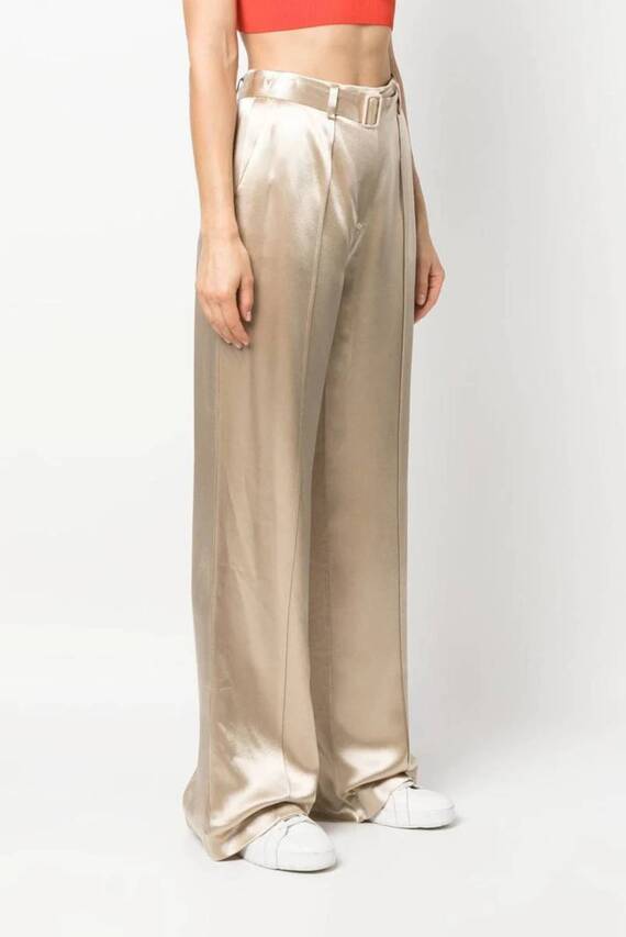 Брюки NAIA ACETATE WIDE LEG PANT