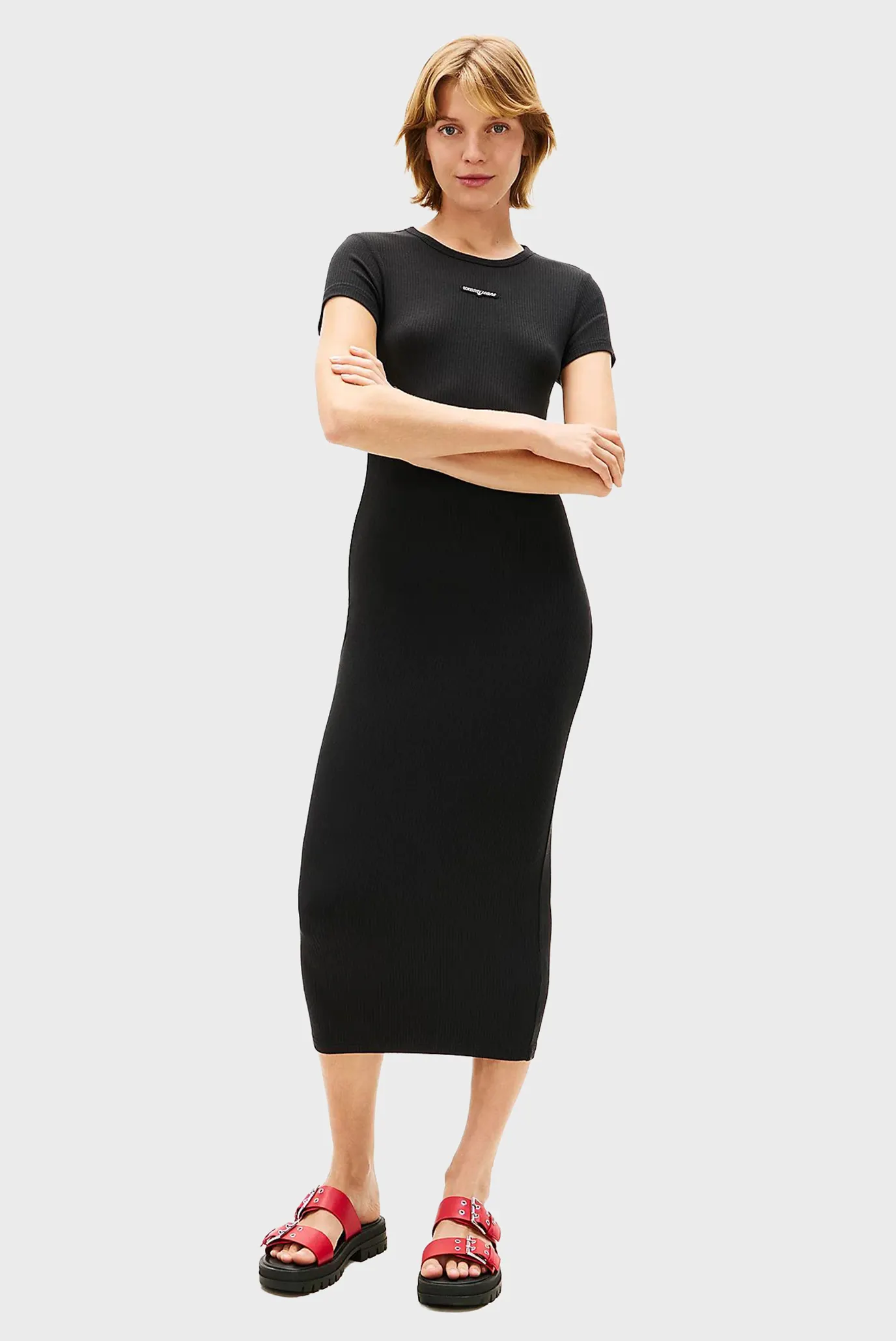 Платье TJW SCRIPT LABEL MIDI DRESS EXT 1