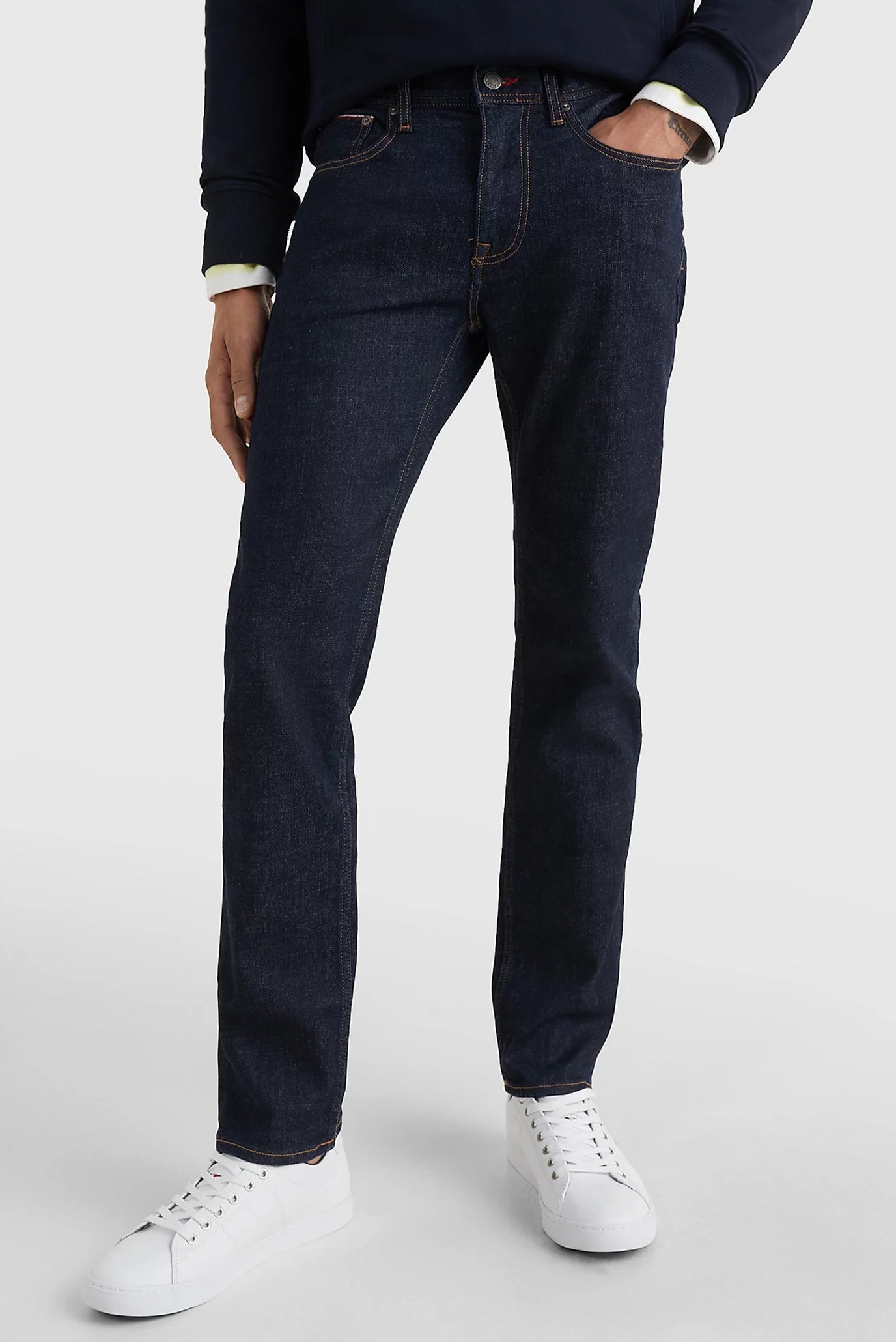 Мужские темно-синие джинсы CORE STRAIGHT DENTON OHIO RINSE 6