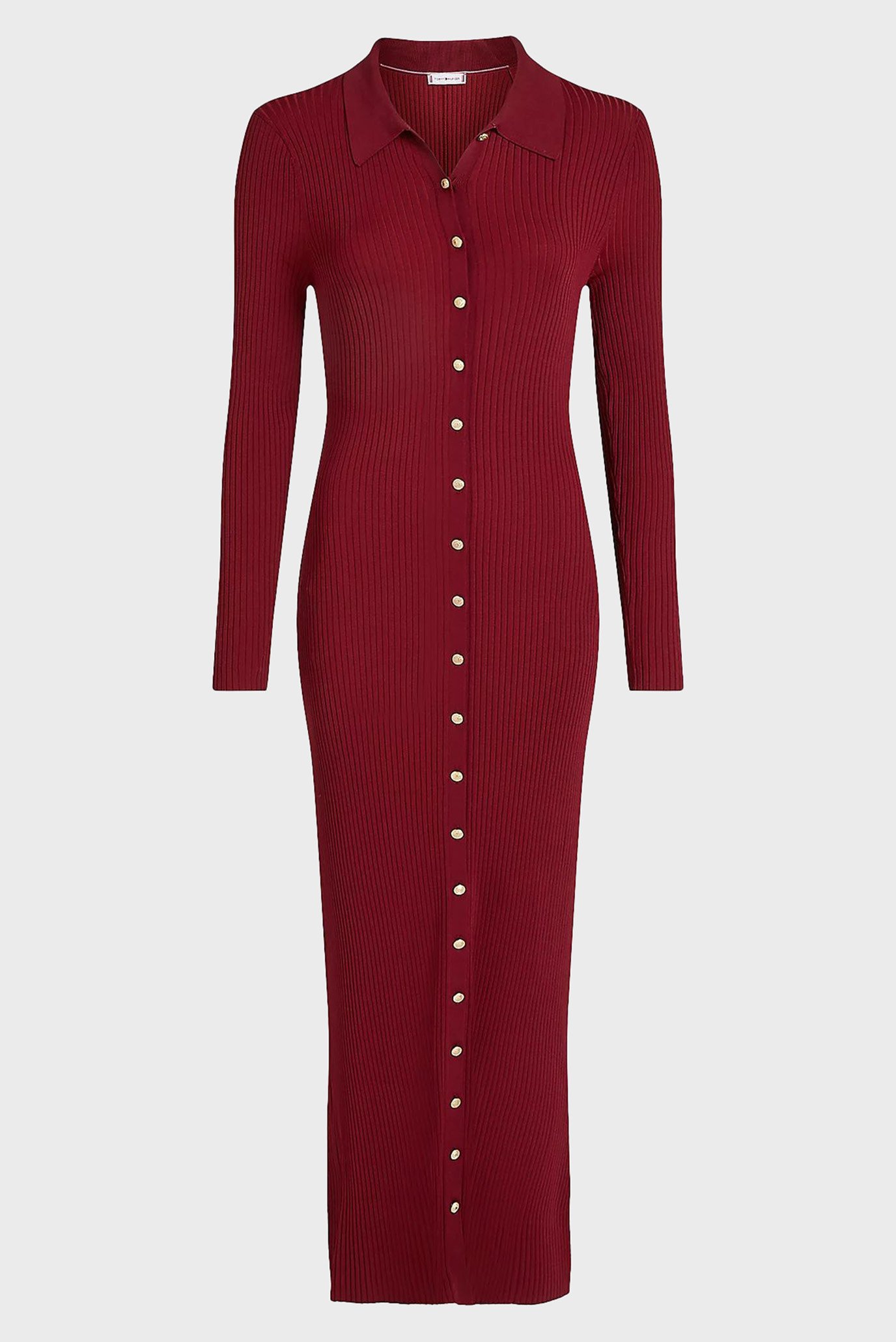 Платье GOLD BUTTON RIB LONG SWT DRESS 5