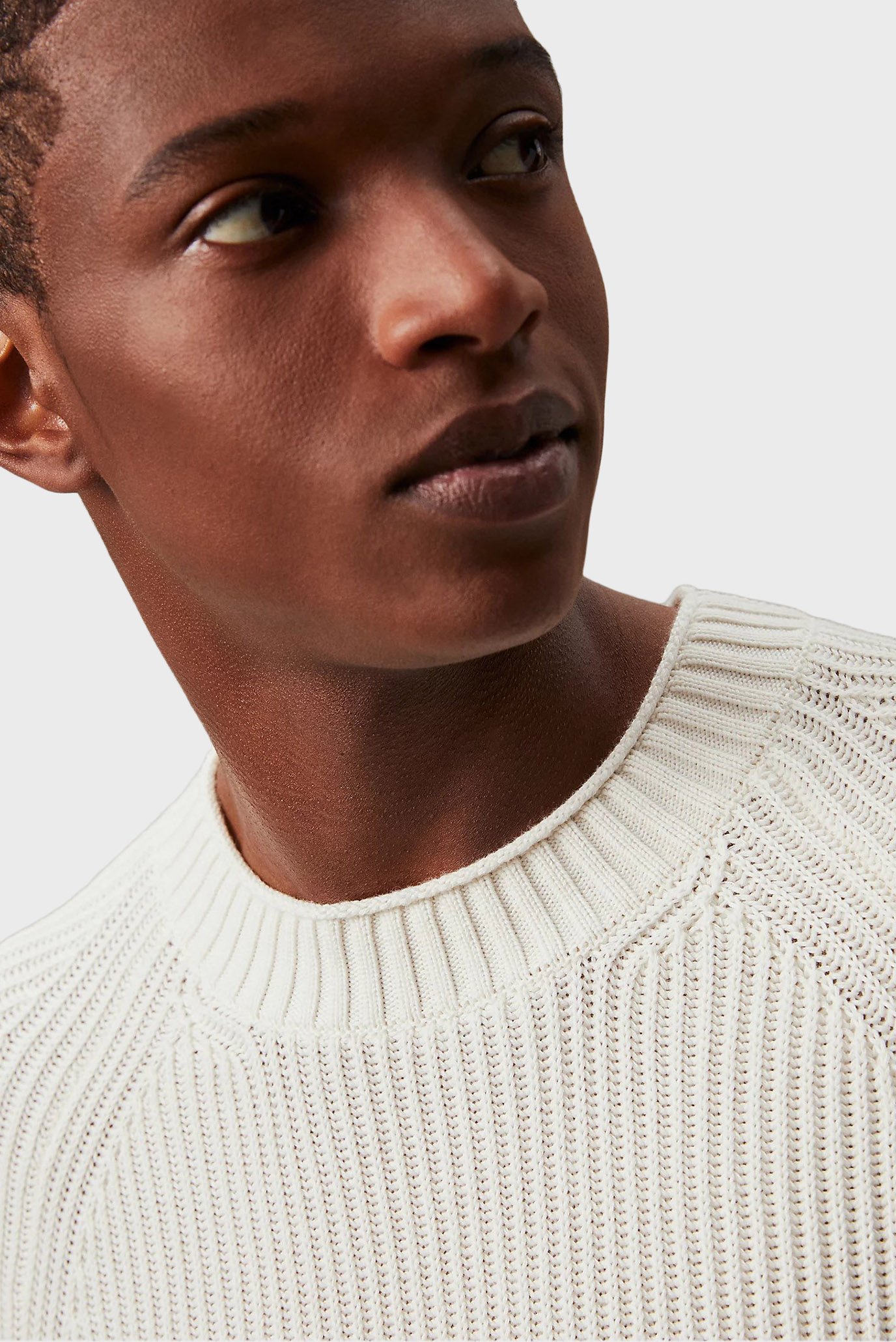 Мужской белый джемпер SOFT UTILITY RAGLAN 4