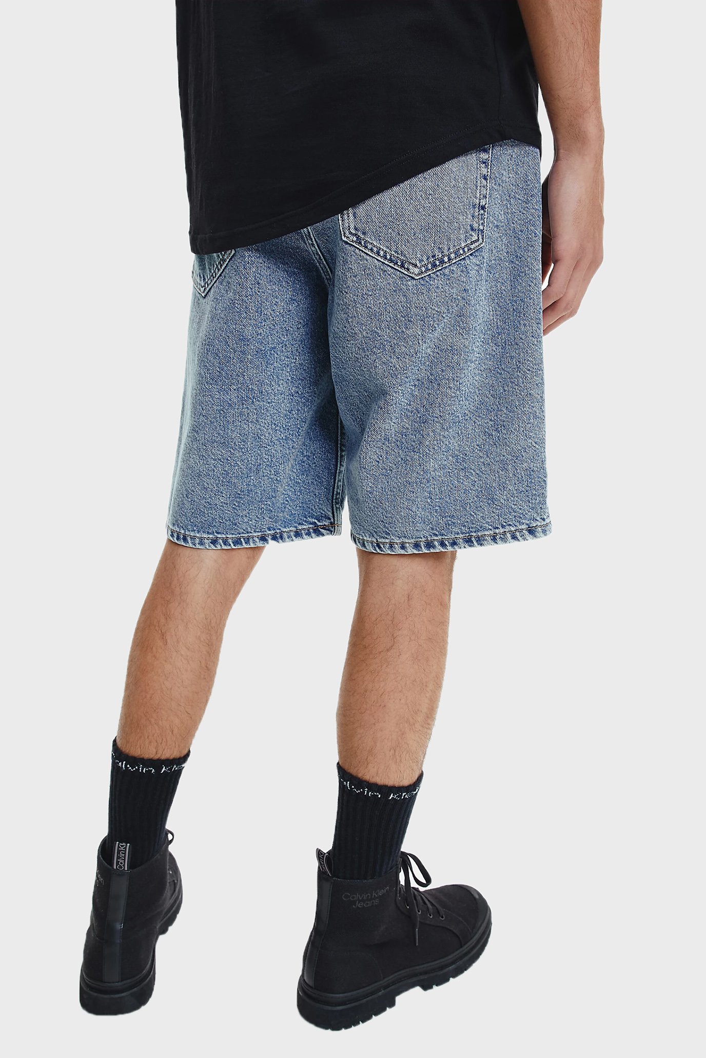 Мужские голубые джинсовые шорты 90s STRAIGHT 3