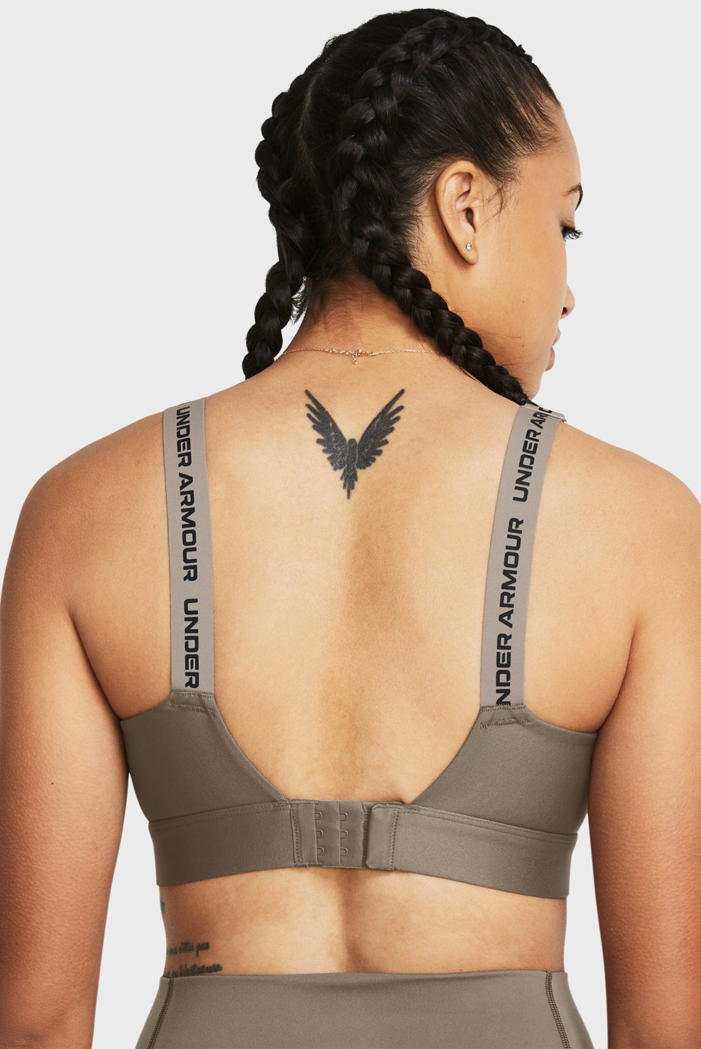 Топ/UA Infinity High Bra-BRN 2