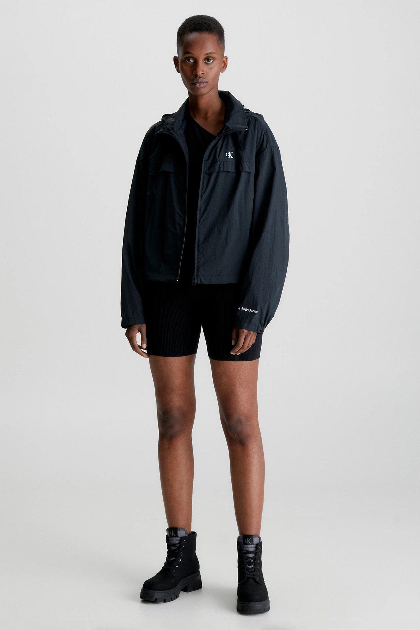 Calvin klein packable anorak hotsell