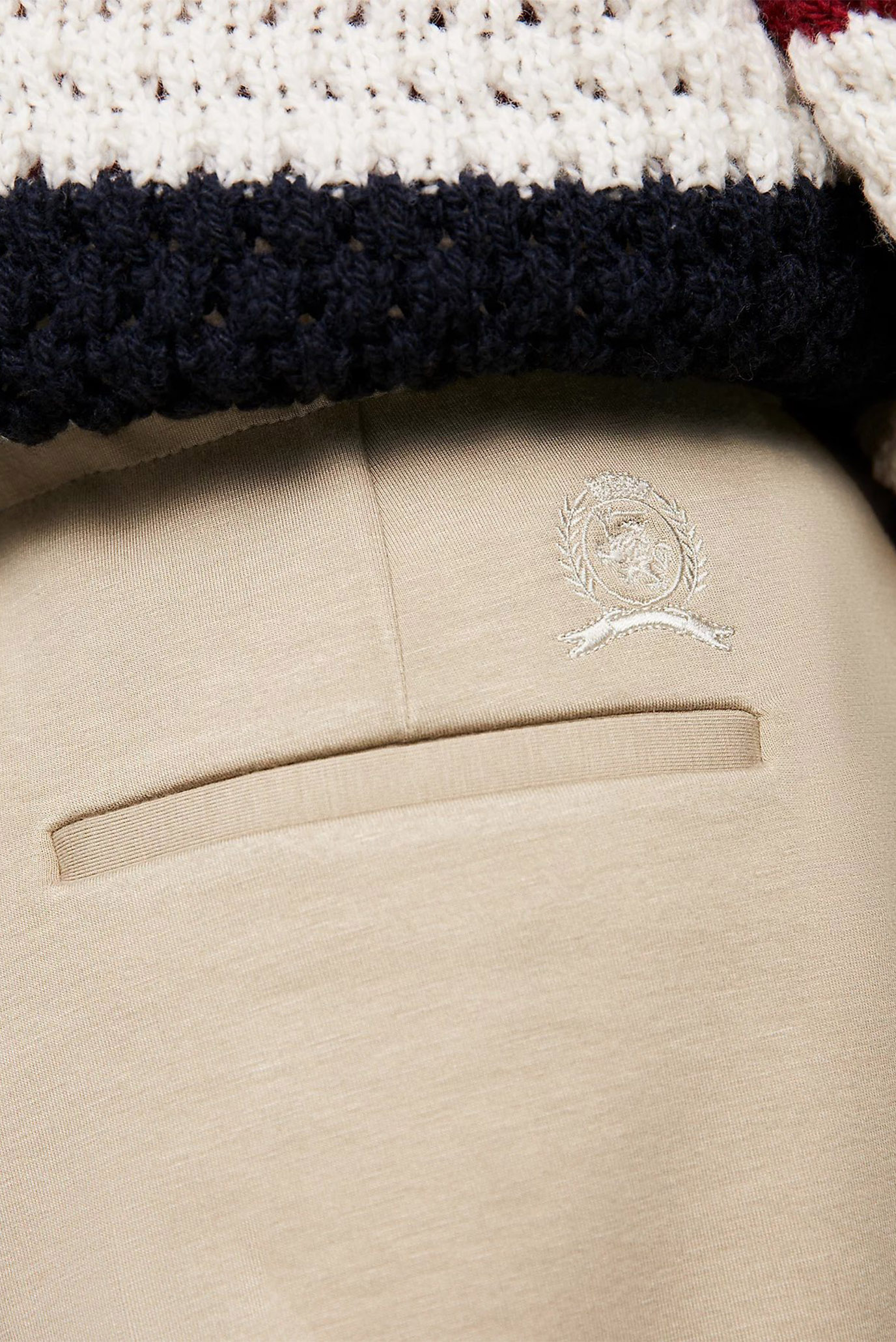 Женские бежевые брюки THC JERSEY WIDE LEG 5