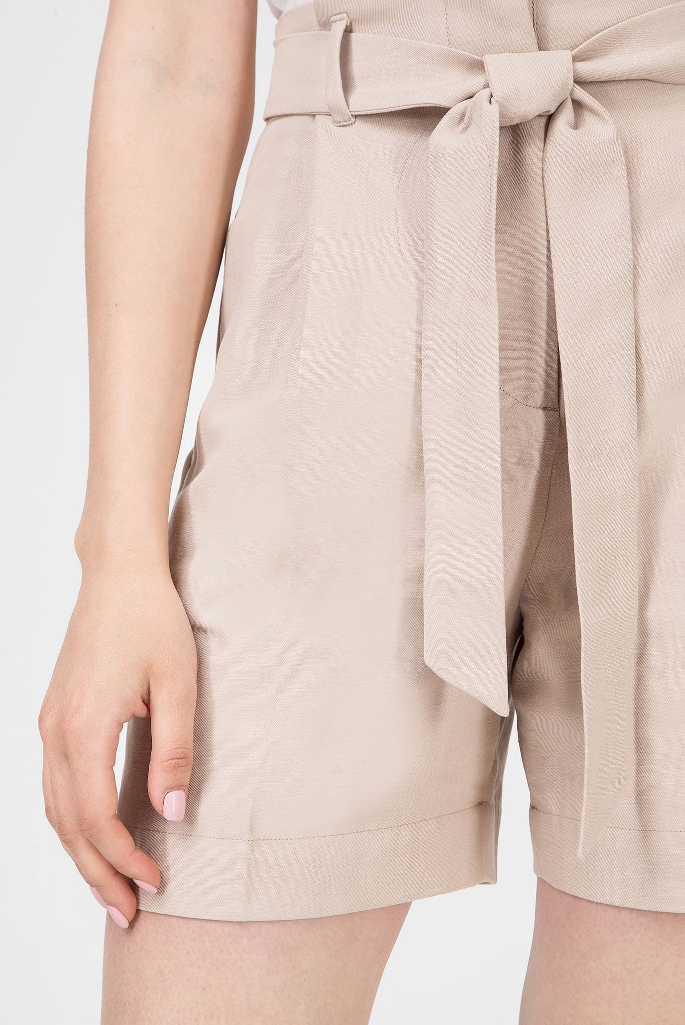 Женские бежевые шорты CAROLINA HW 9