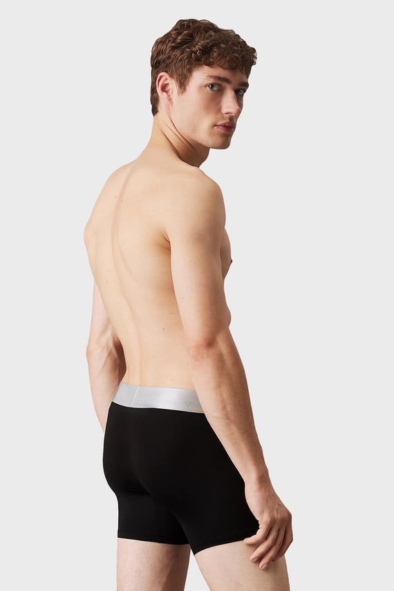 Мужские черные боксеры (3 шт) BOXER BRIEF 3PK