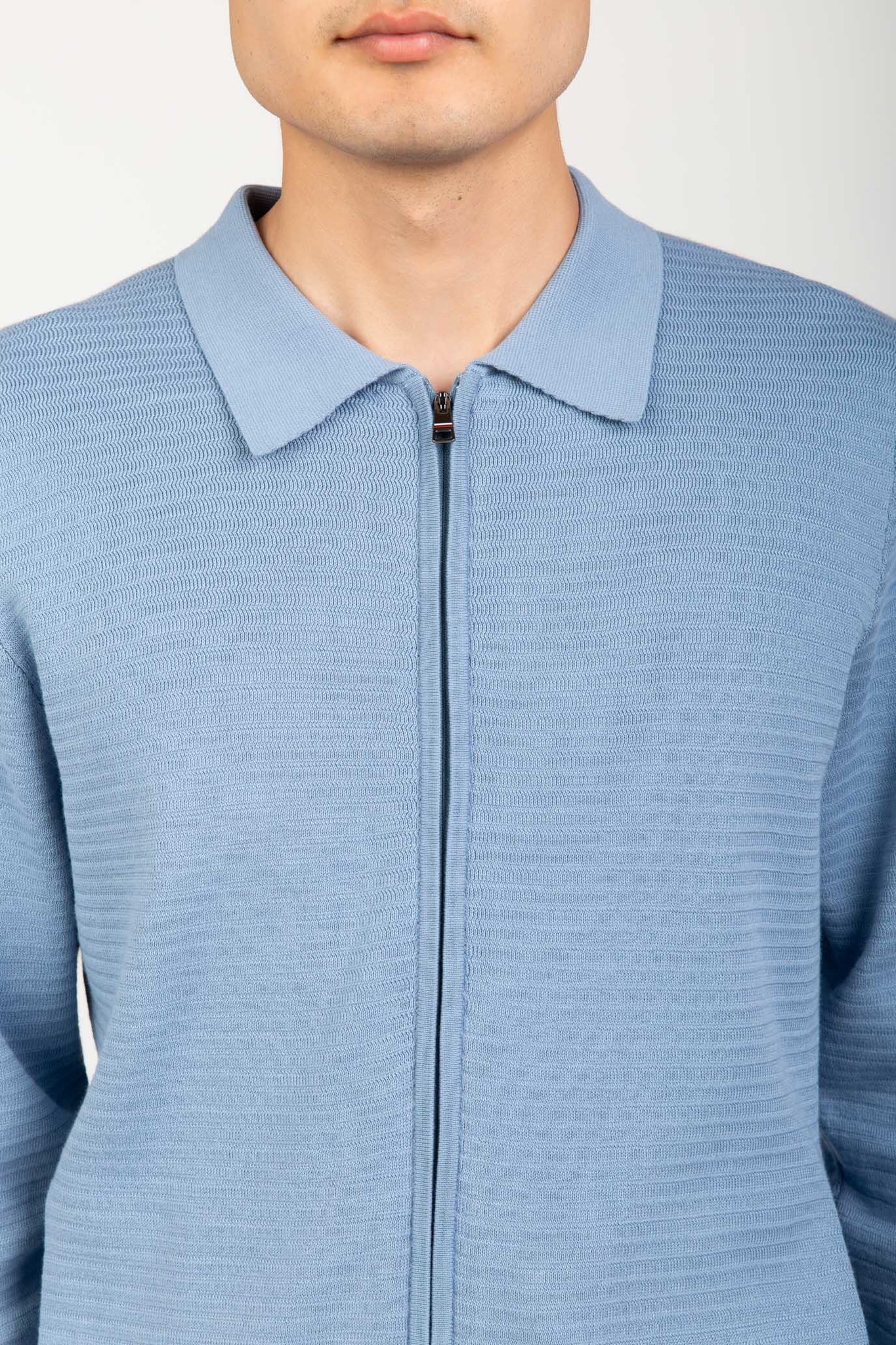 Кардиган FINE ZIG ZAG STRUCTURE OVERSHIRT 4