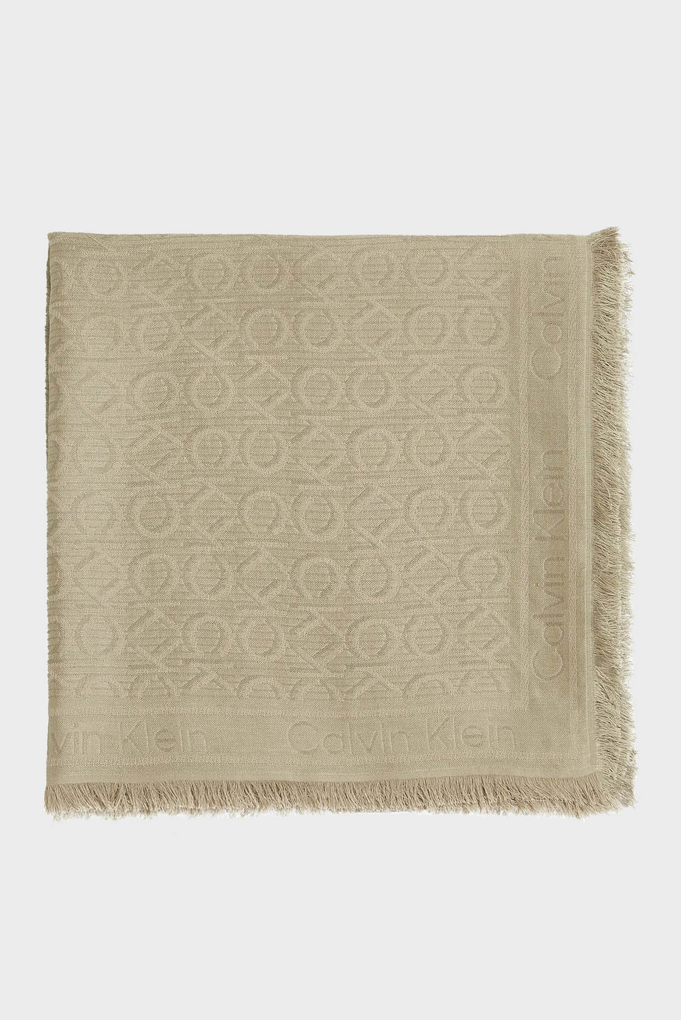 Шарф MONOGRAM JACQUARD SCARF 120X120Calvin Klein Шарф MONOGRAM JACQUARD SCARF 120X120 3