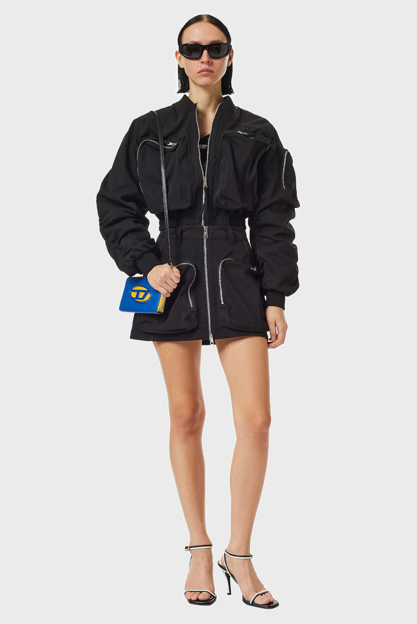 Женский черный бомбер G-KHLOE-A 7