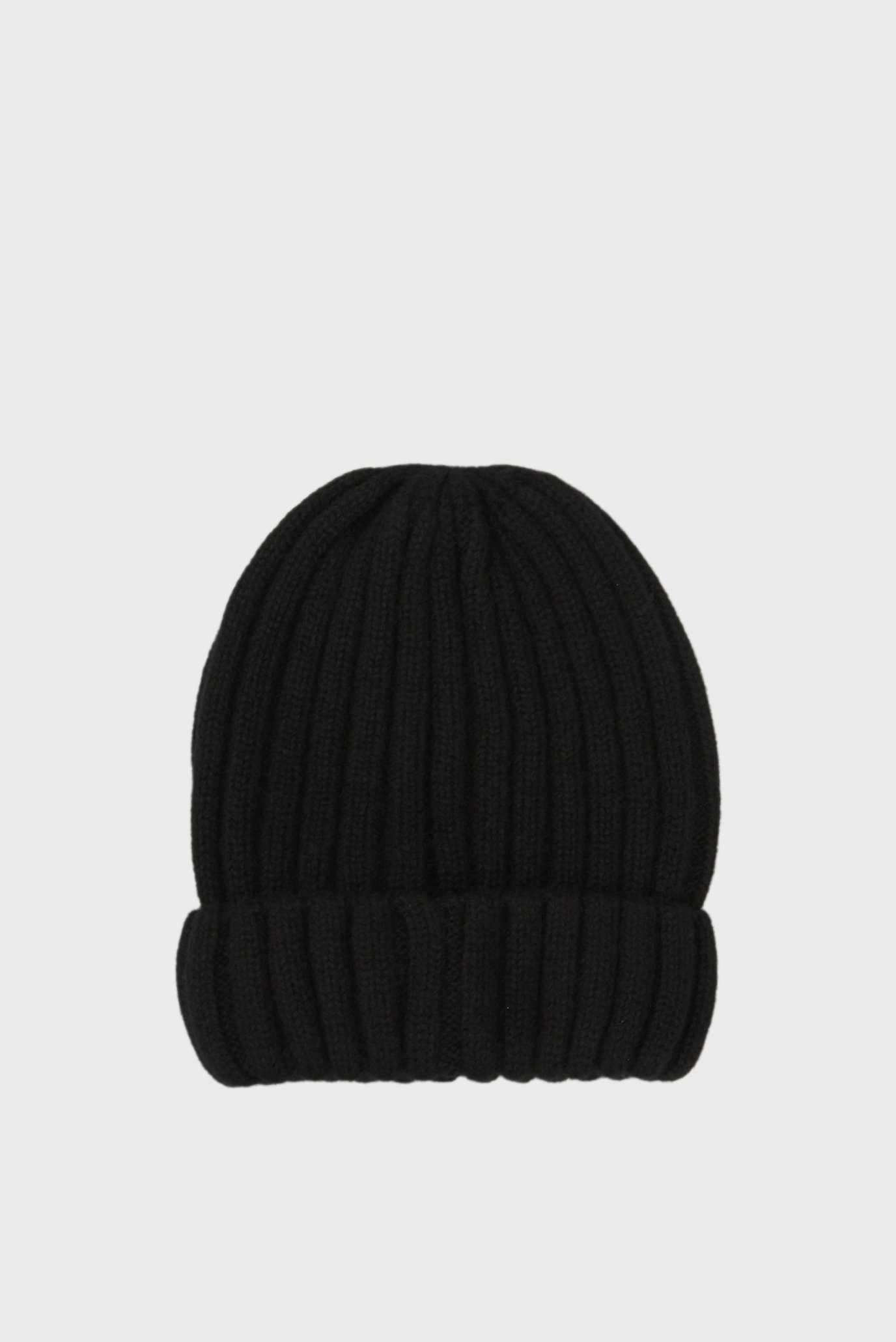 Мужская черная кашемировая шапка TH DC CASHMERE BEANIE 3
