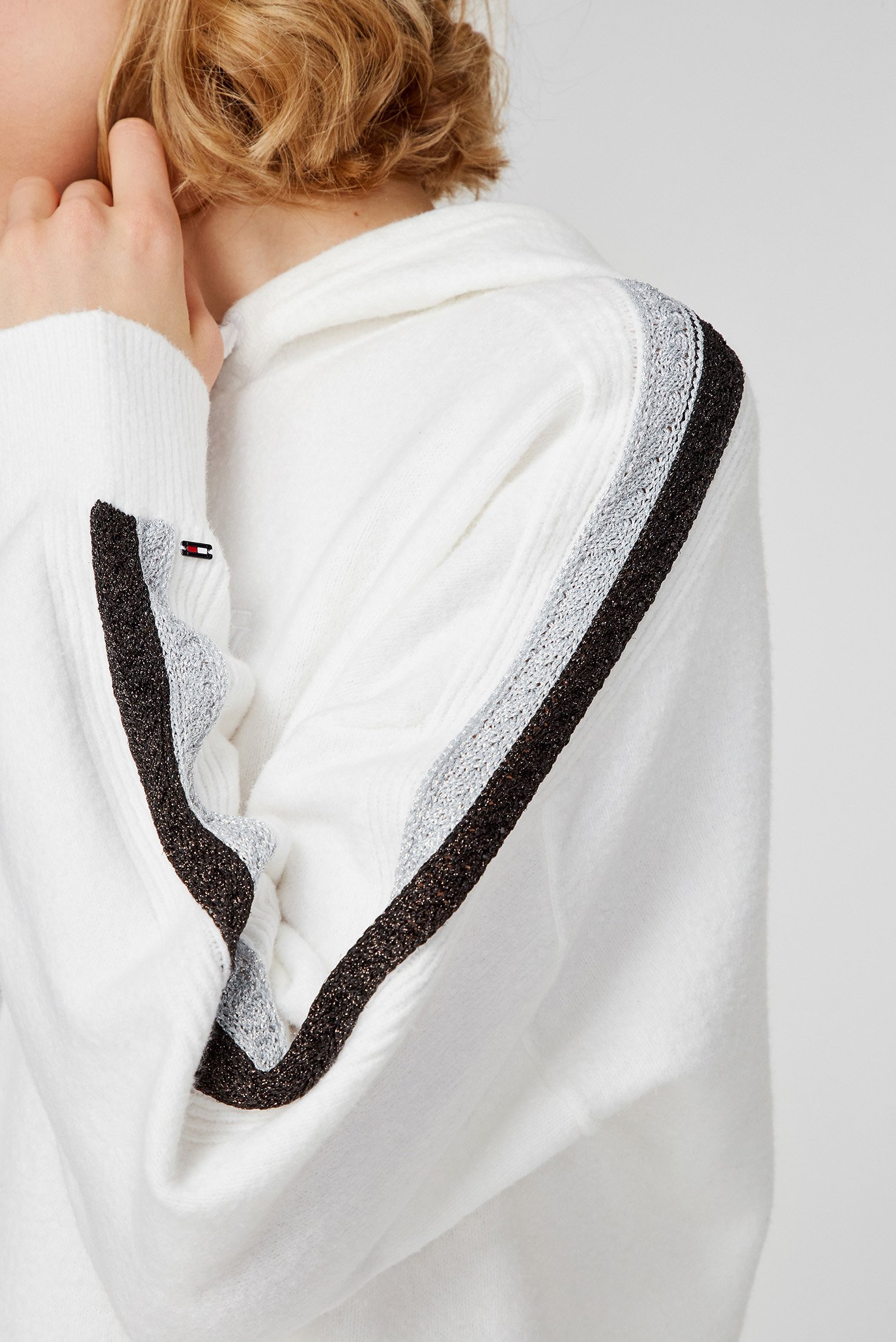 Женское белое худи TH FLEX RELAXEDTommy Hilfiger Женское белое худи TH FLEX RELAXED 2