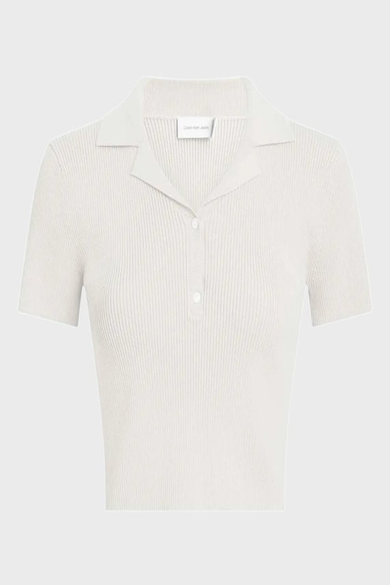 Свитер POLO COLLAR SHORT SLEEVE SWEATER