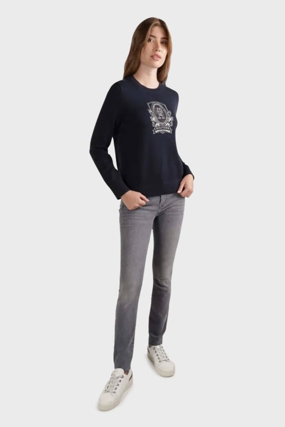Свитер CREST GRAPHIC C-NK SWEATER