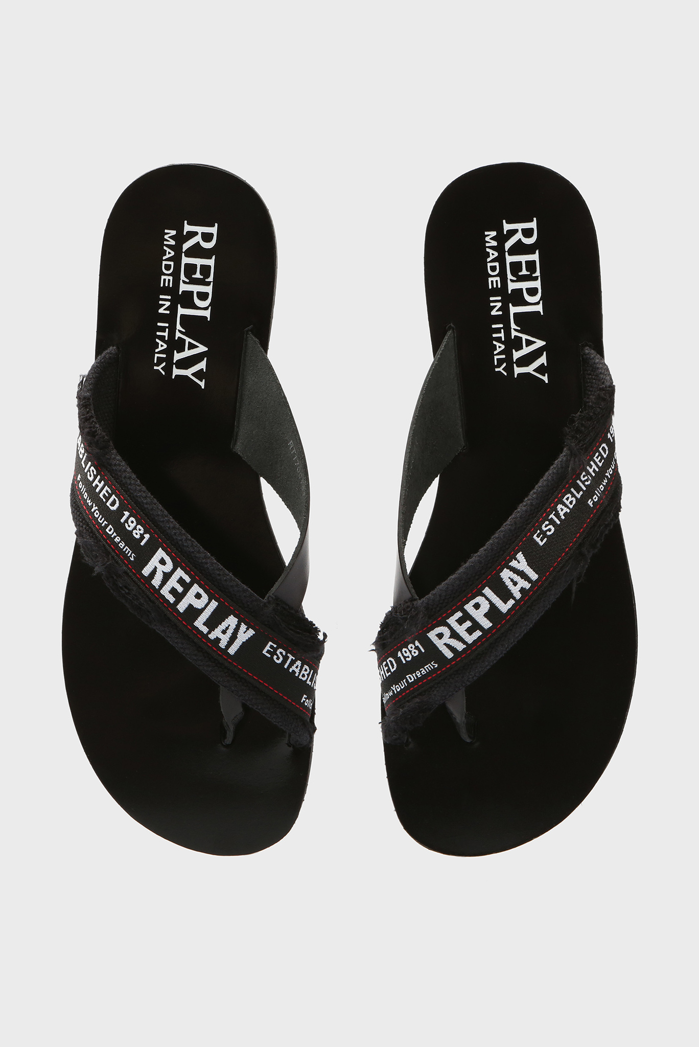 Мужские черные кожаные слайдеры SCUBA 3