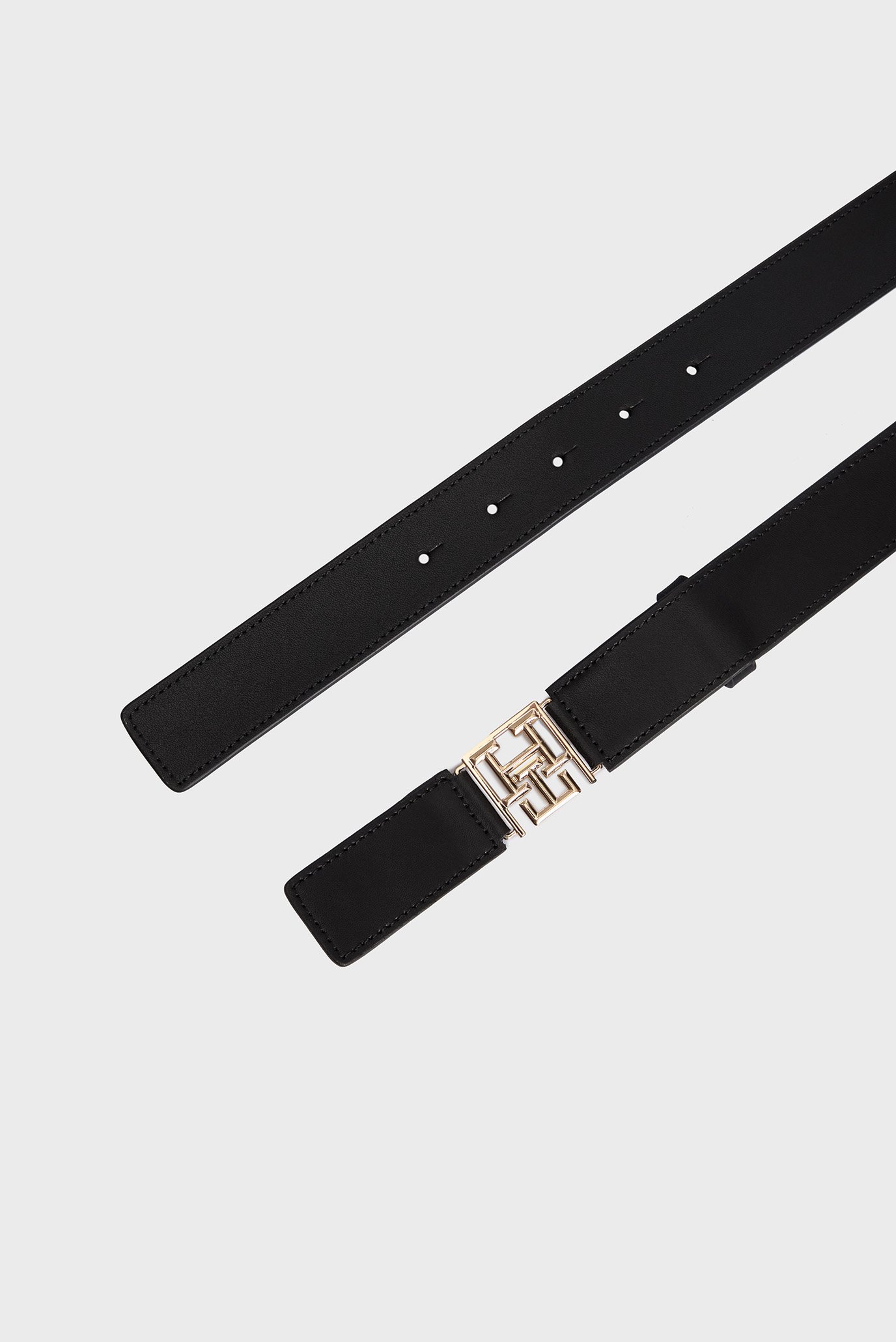 Женский черный кожаный ремень TH RESET 3.0 3