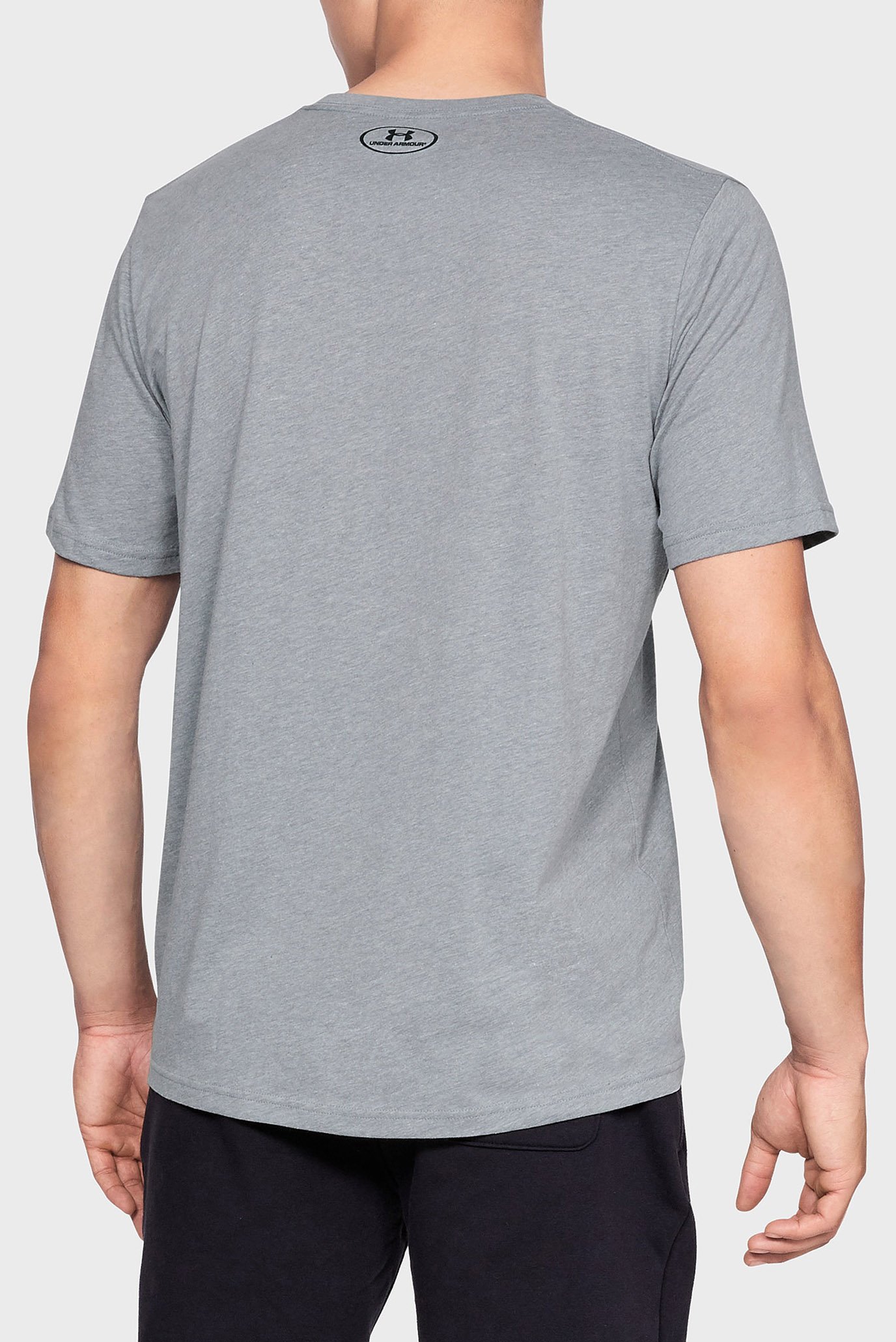 Мужская серая футболка SPORTSTYLE LEFT CHEST SSUnder Armour Мужская серая футболка SPORTSTYLE LEFT CHEST SS 2