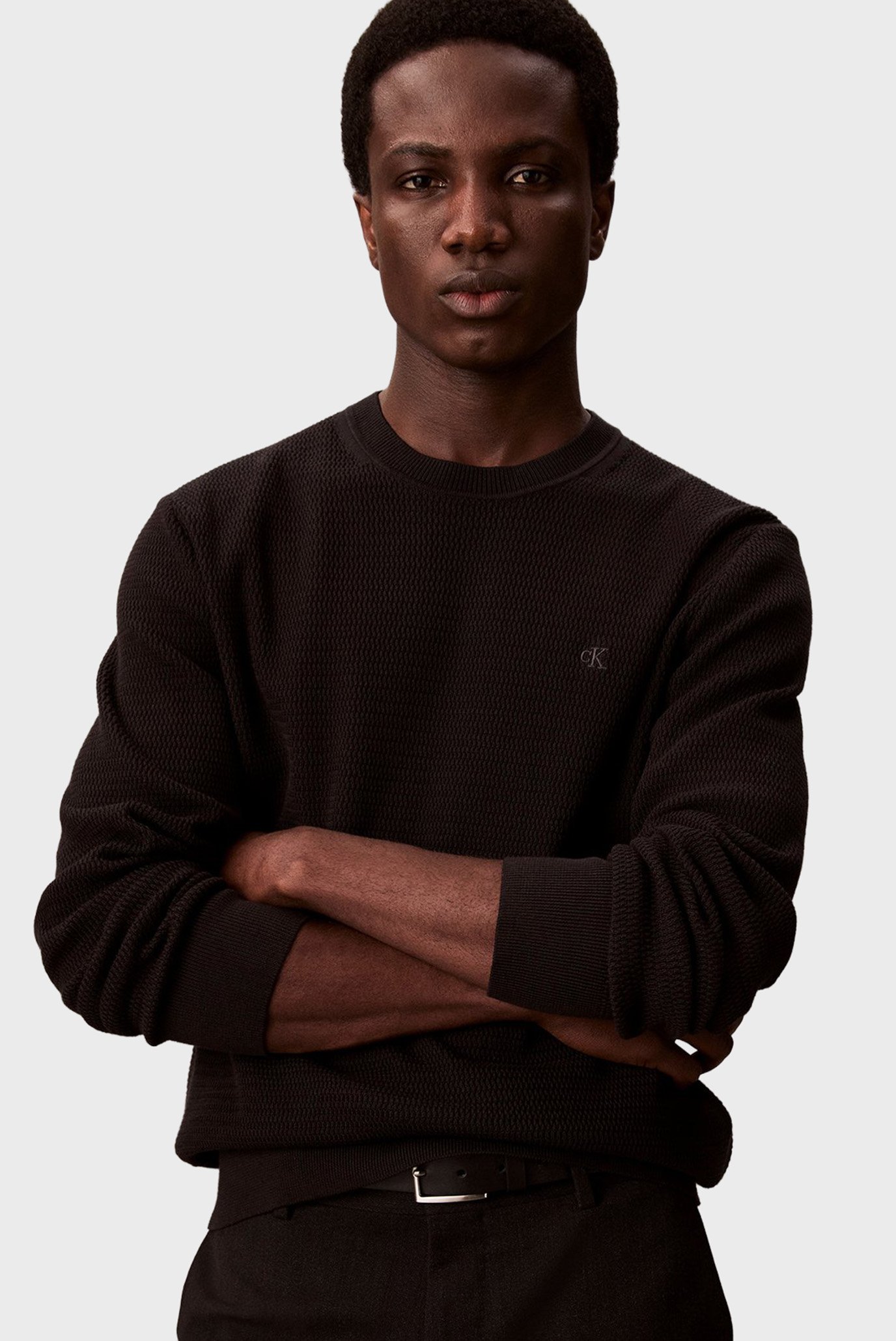 Свитер LS TEXTURE COTTON CN SWT 12GG 5