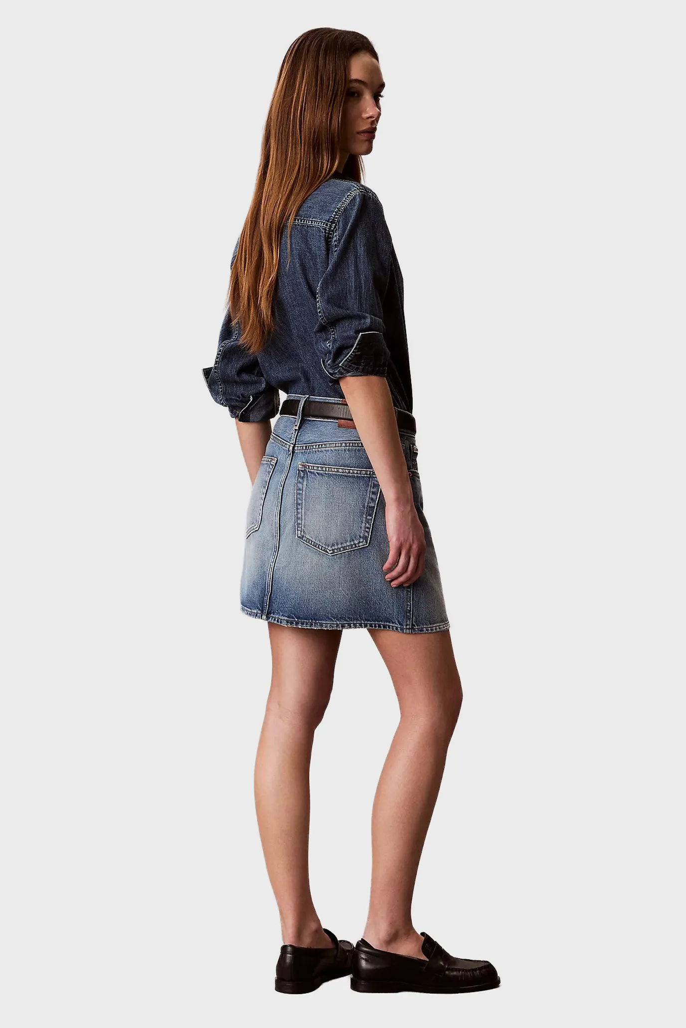 Юбка 90S MINI SKIRT BASSET BLUE 4