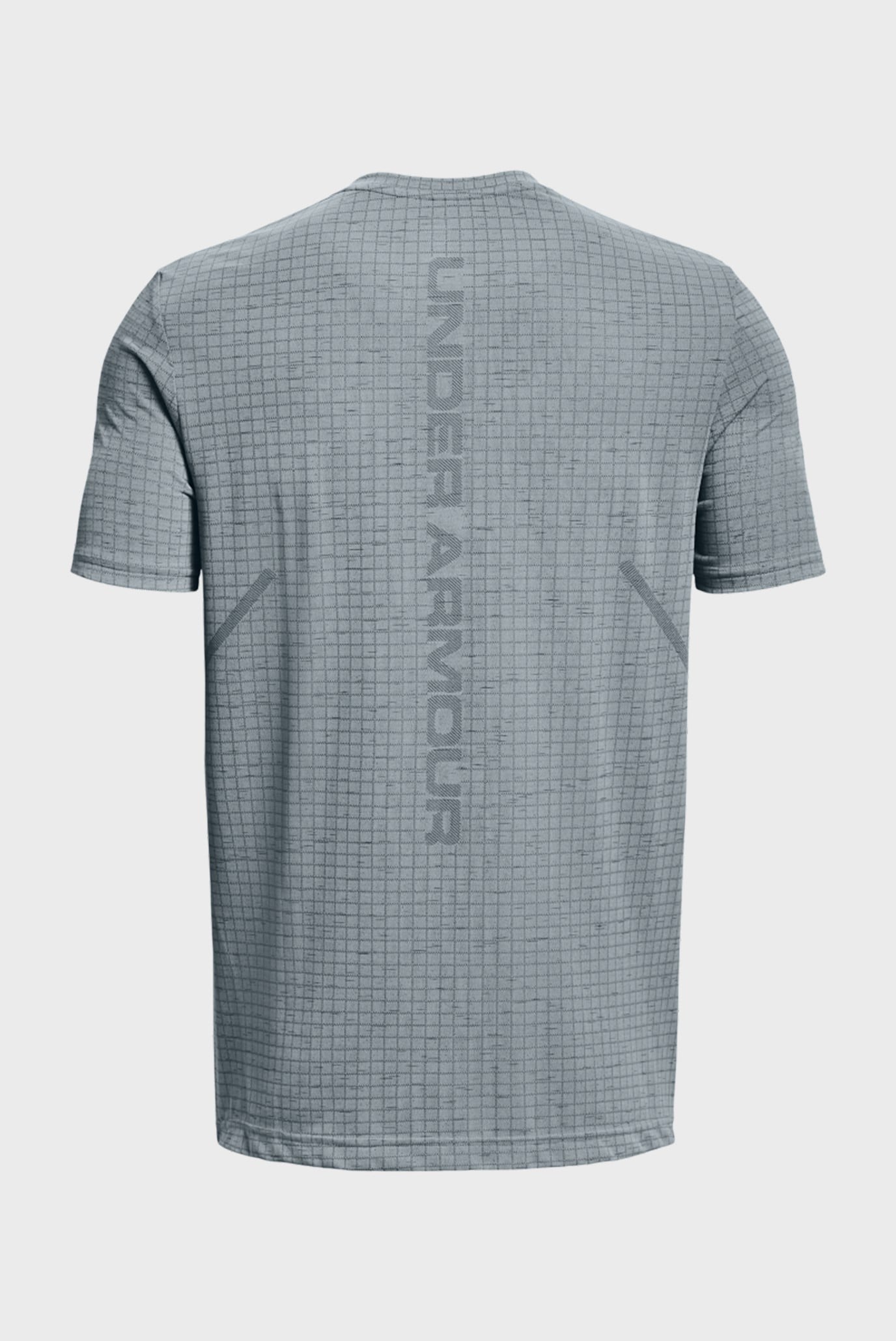 Мужская серая футболка в клетку UA Seamless Grid SS 12