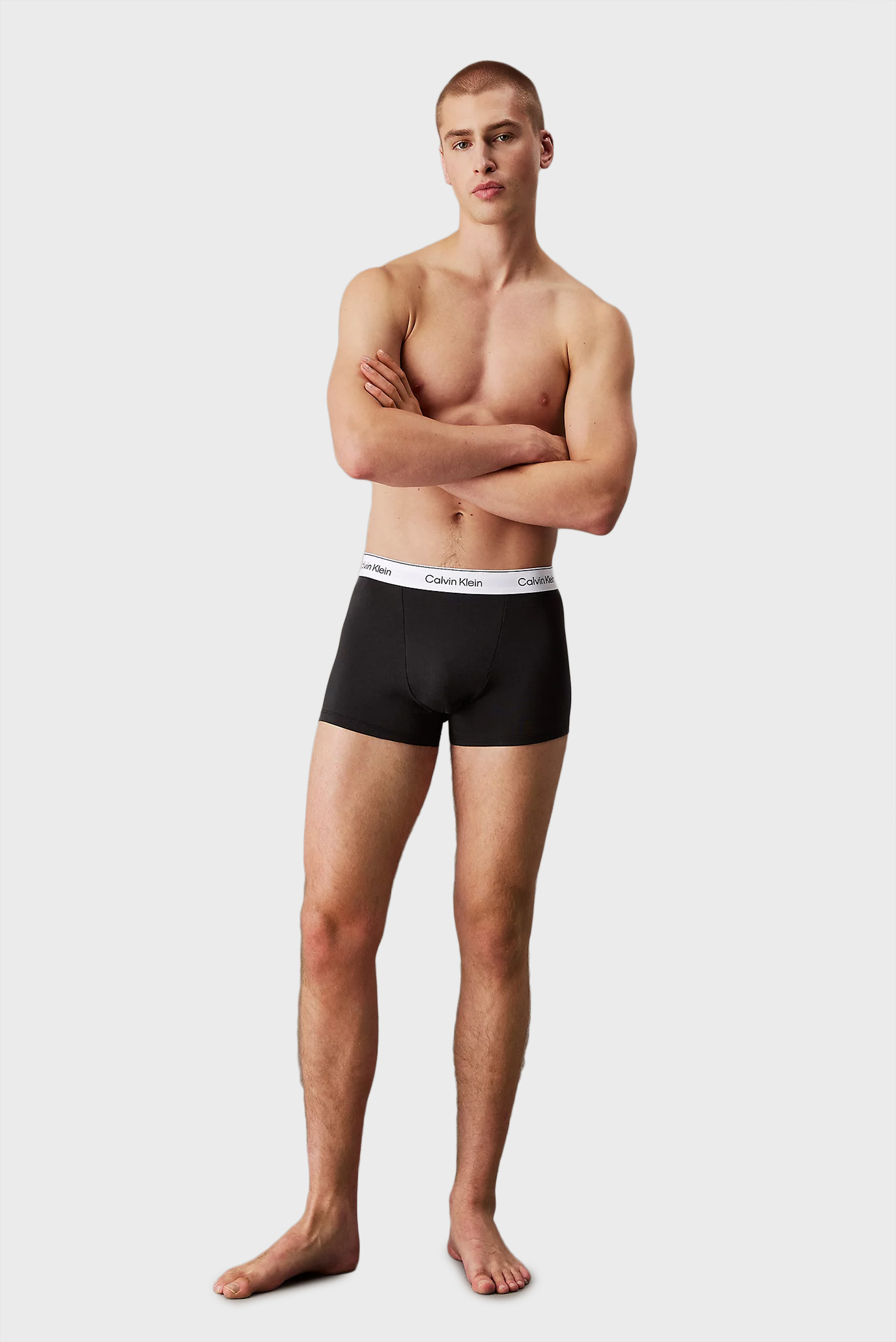 Мужские черные боксеры (3 шт) LOW RISE TRUNK 3PK 5