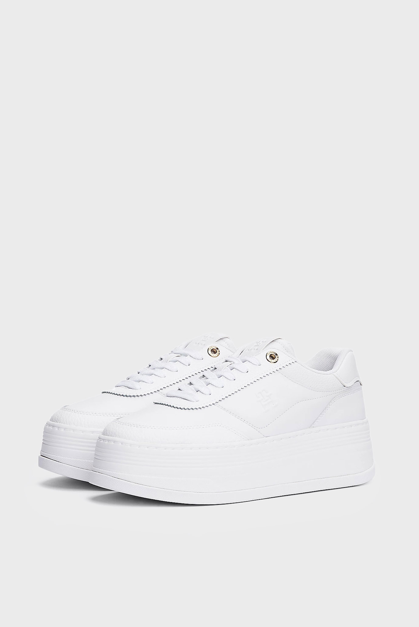 Женские белые сникерсы PLATFORM LUX COURT SNEAKER 3