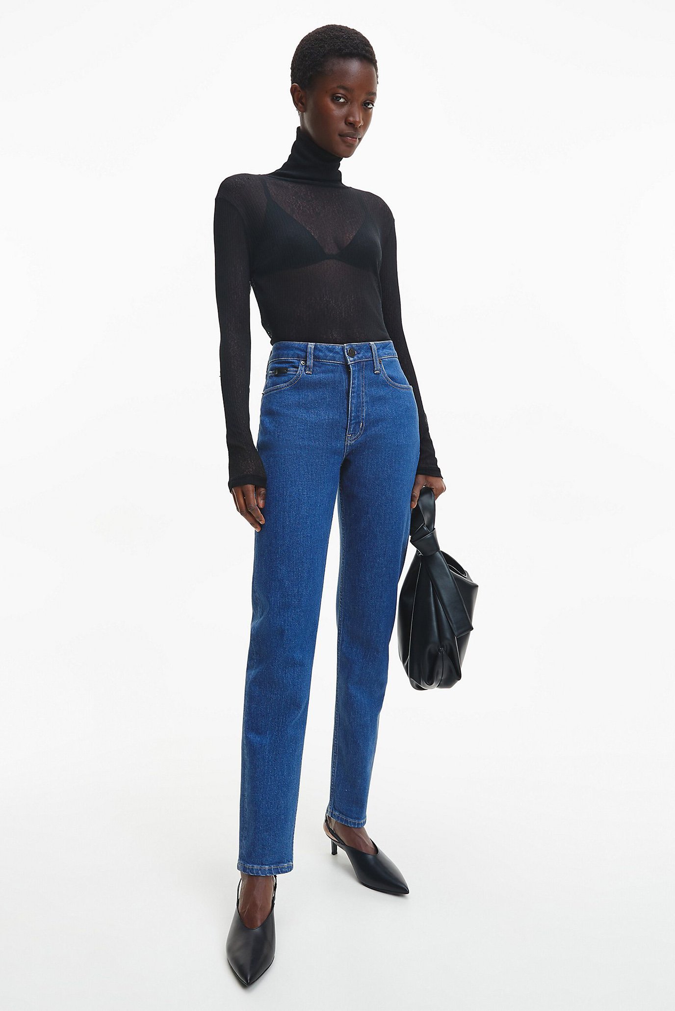 Джинсы MR SLIM - SOFT MID BLUECalvin Klein Джинсы MR SLIM - SOFT MID BLUE 3