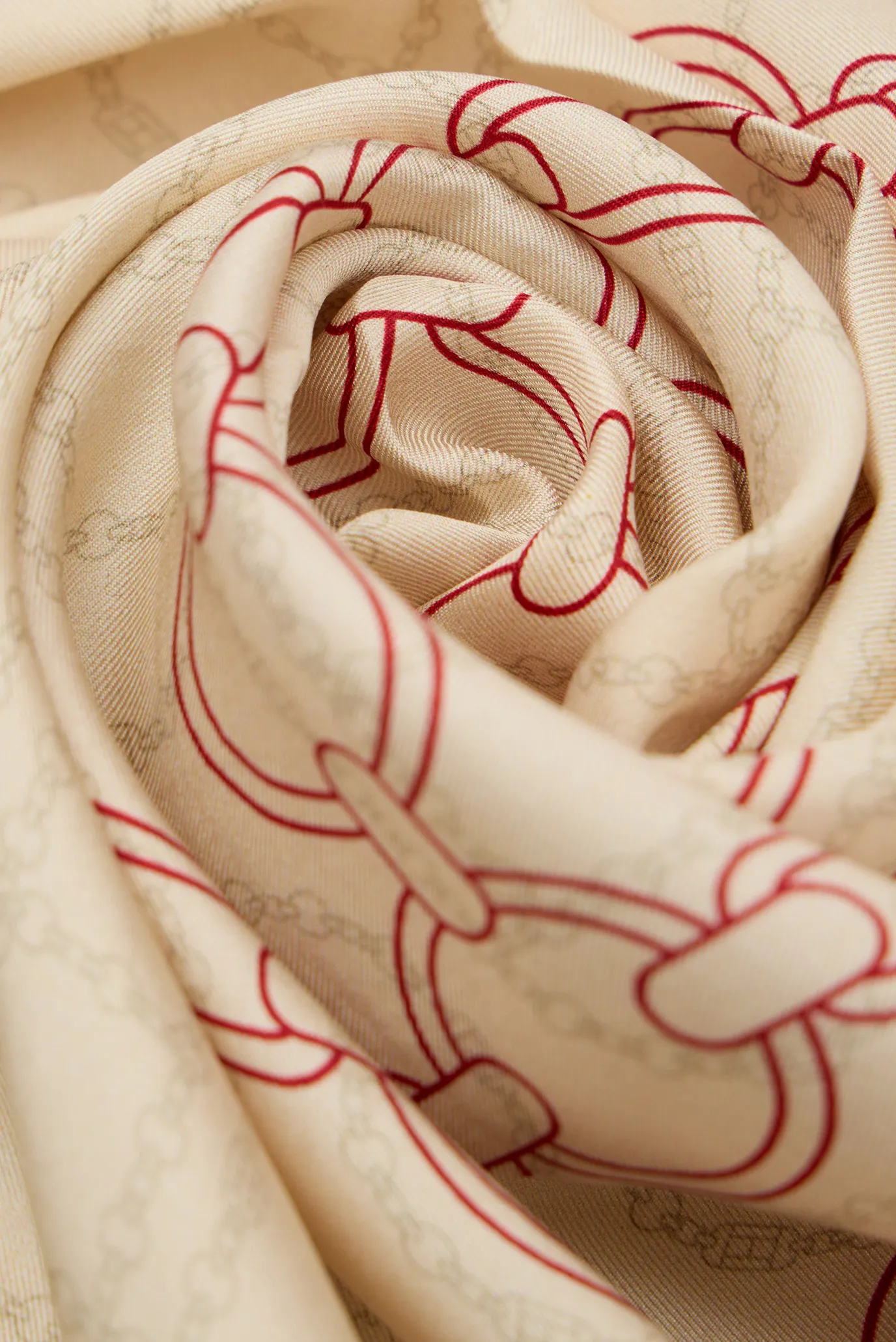 Шарф CHAIN SILK LARGE SCARF 3