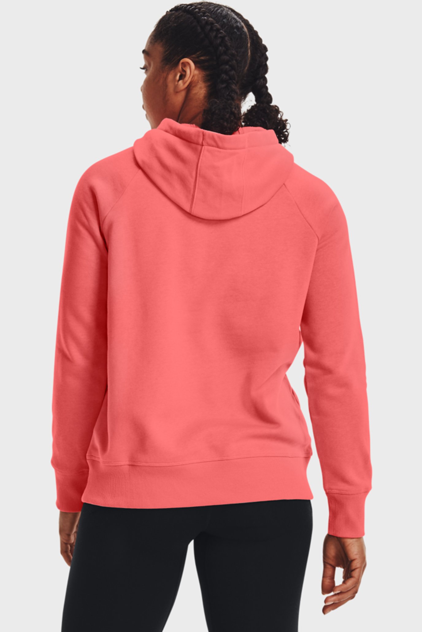 Женское коралловое худи Rival Fleece Logo Hoodie 3