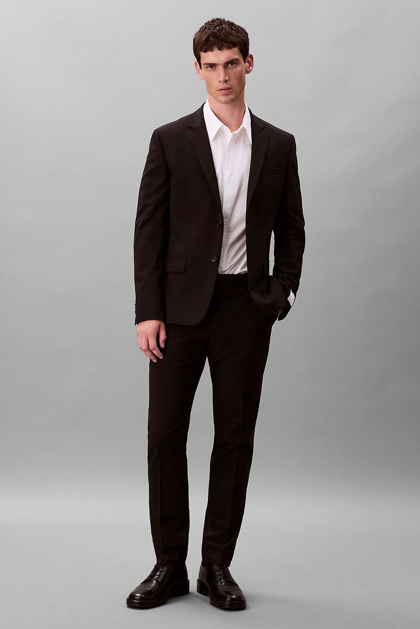 Брюки ITALIAN WOOL BLEND SLIM TROUSER 1