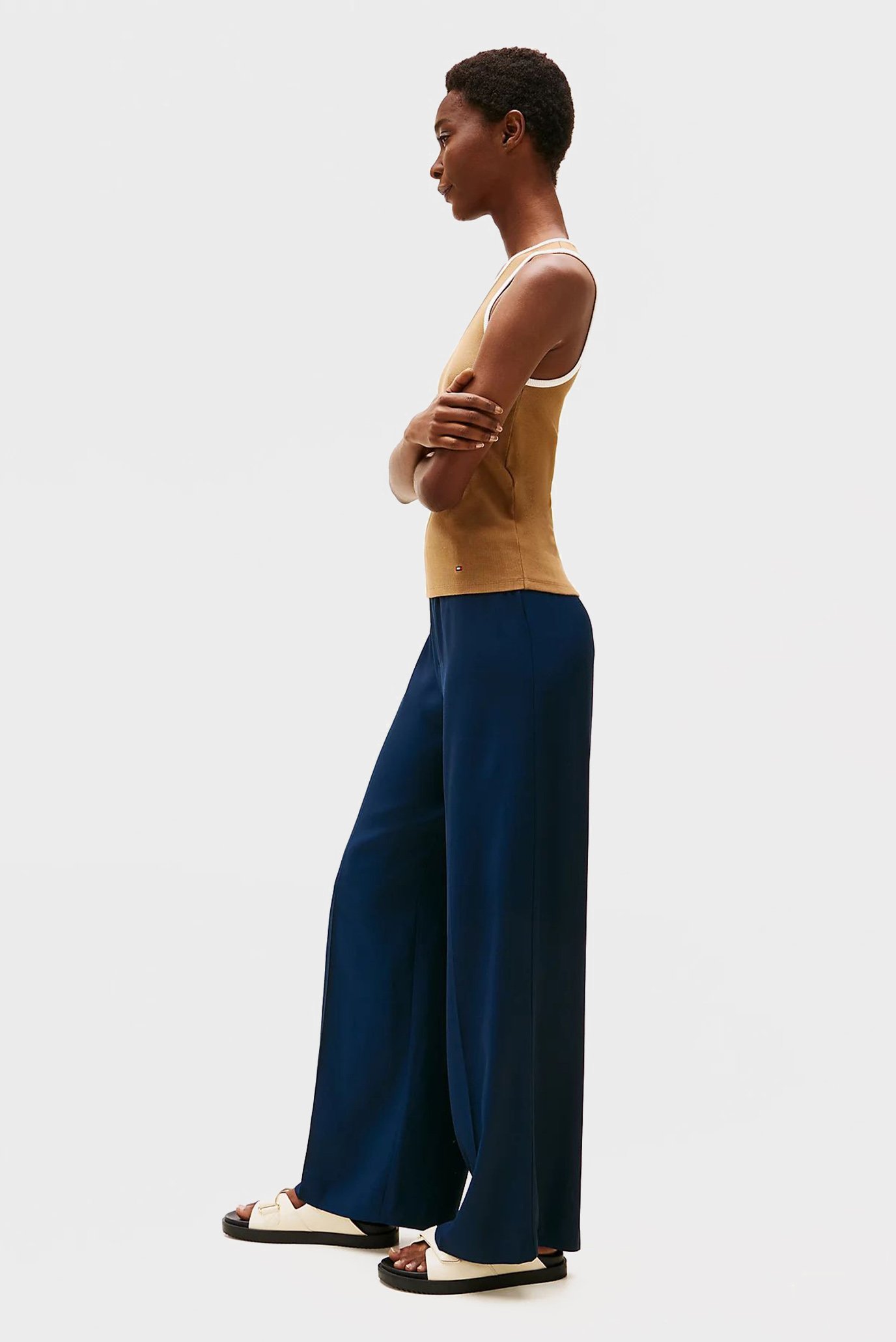 Женские темно-синие брюки SOFTTommy Hilfiger Женские темно-синие брюки SOFT 3