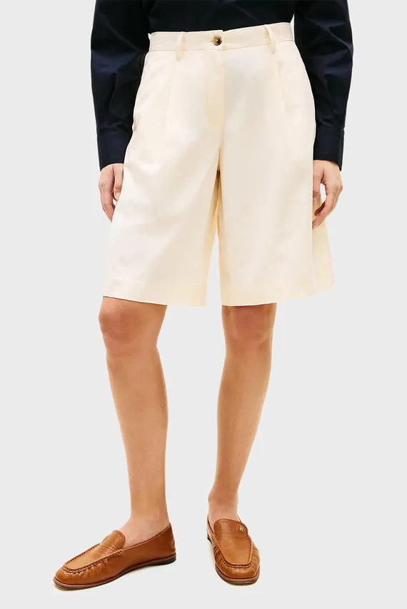 Шорты WASHED COTTON PLEATED SHORT Tommy Hilfiger