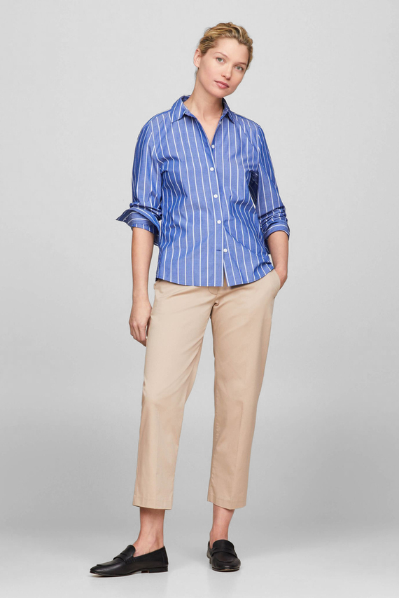 Женские бежевые чиносы SLIM STRAIGHT CO CHINO