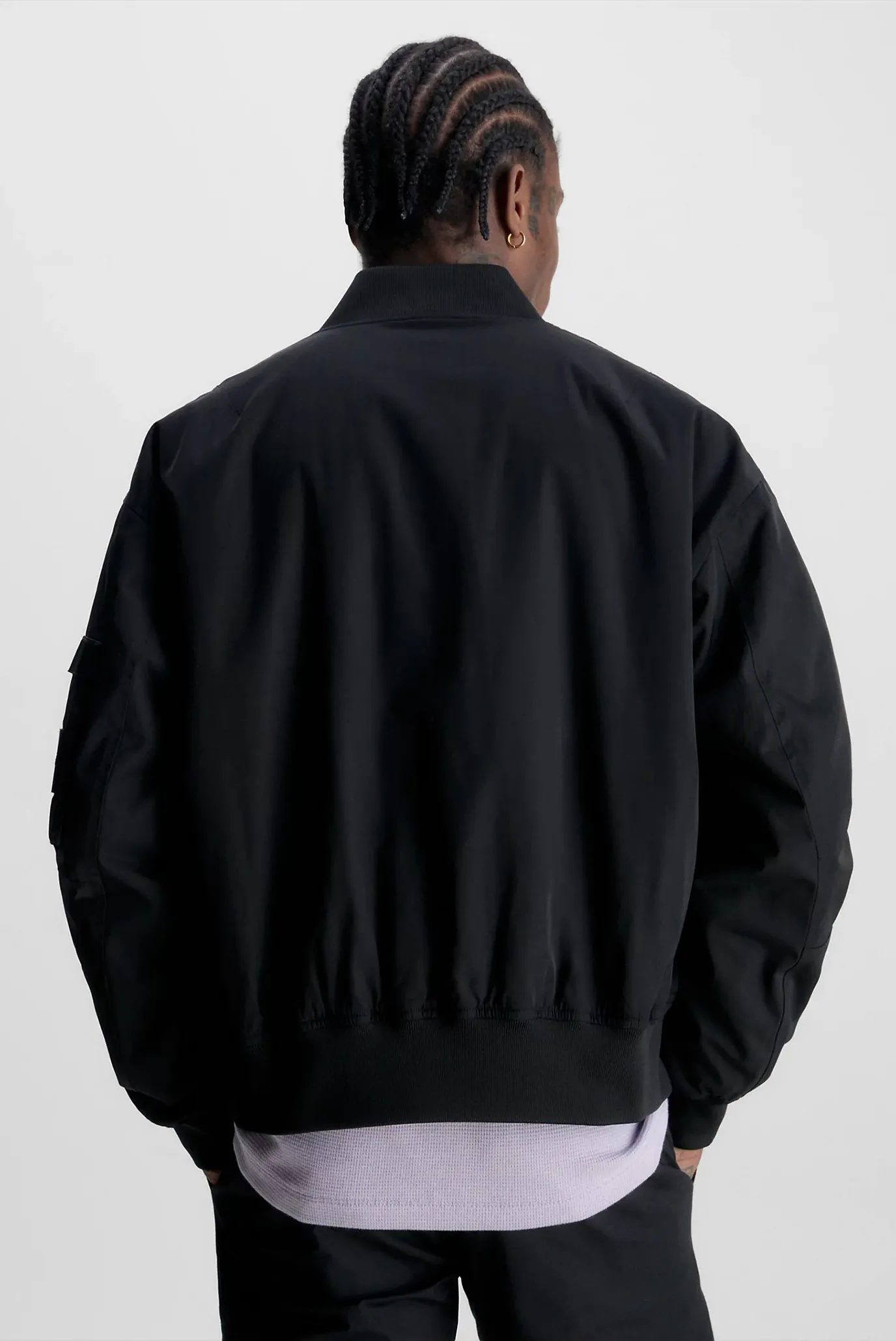 Мужской черный бомбер BOMBER JACKET 5